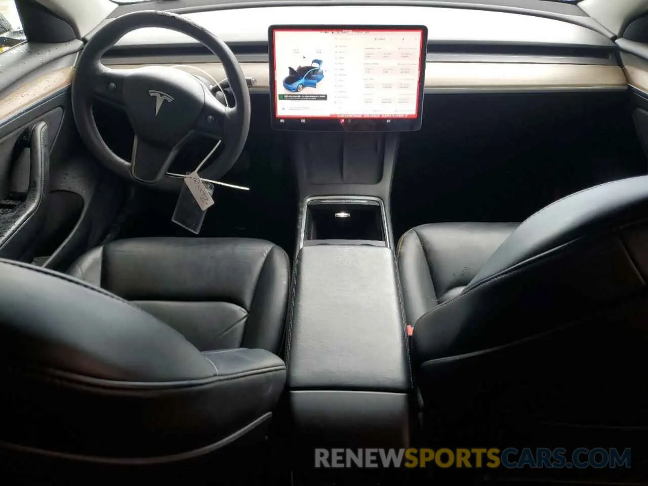 8 fotografías del automóvil dañado 5YJ3E1EA3NF185806 TESLA MODEL 3 2022