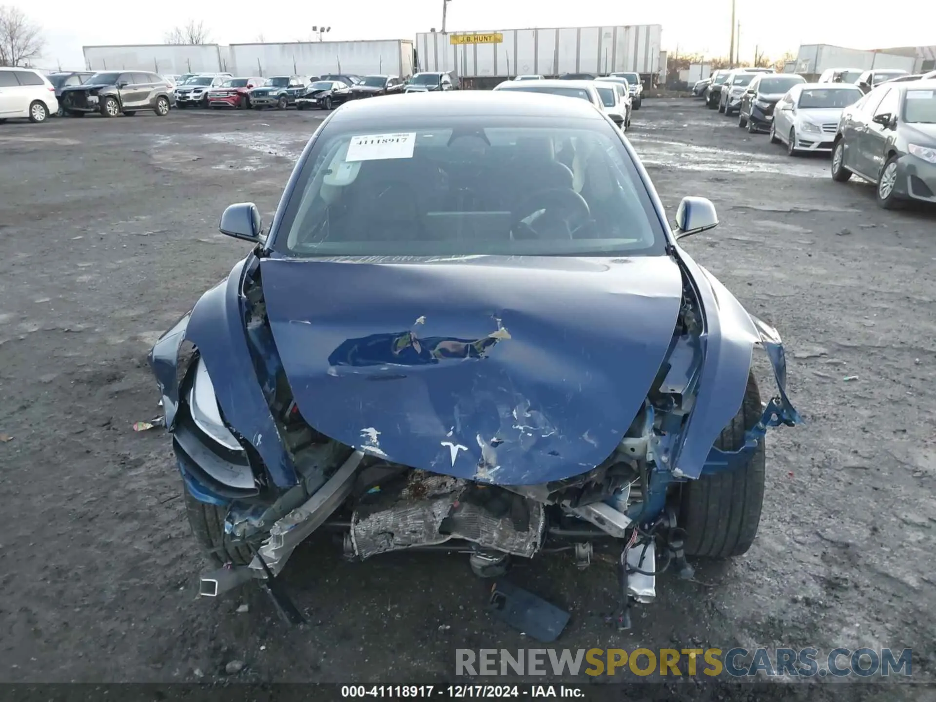 12 fotografías del automóvil dañado 5YJ3E1EA3NF189631 TESLA MODEL 3 2022