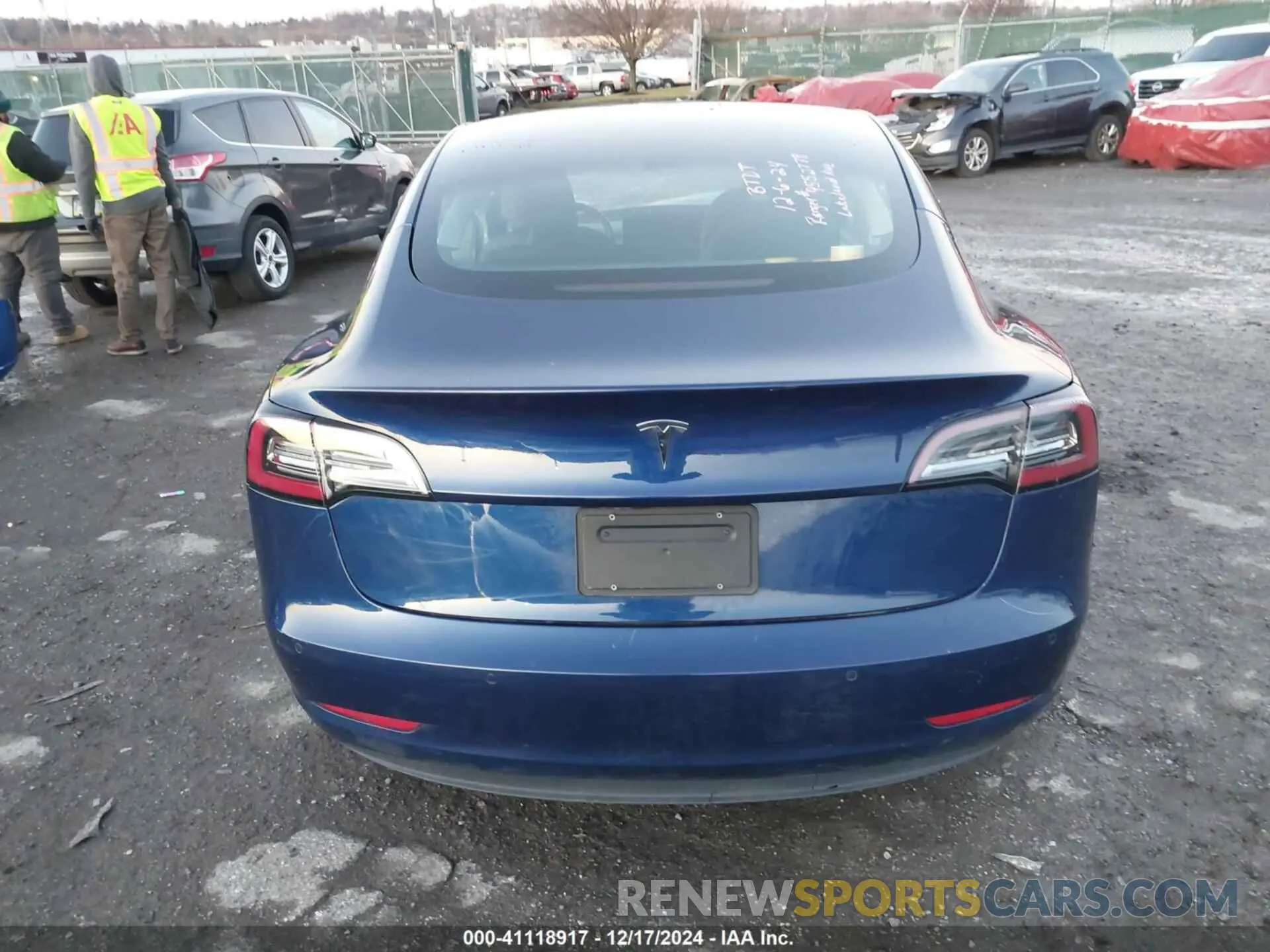 16 fotografías del automóvil dañado 5YJ3E1EA3NF189631 TESLA MODEL 3 2022