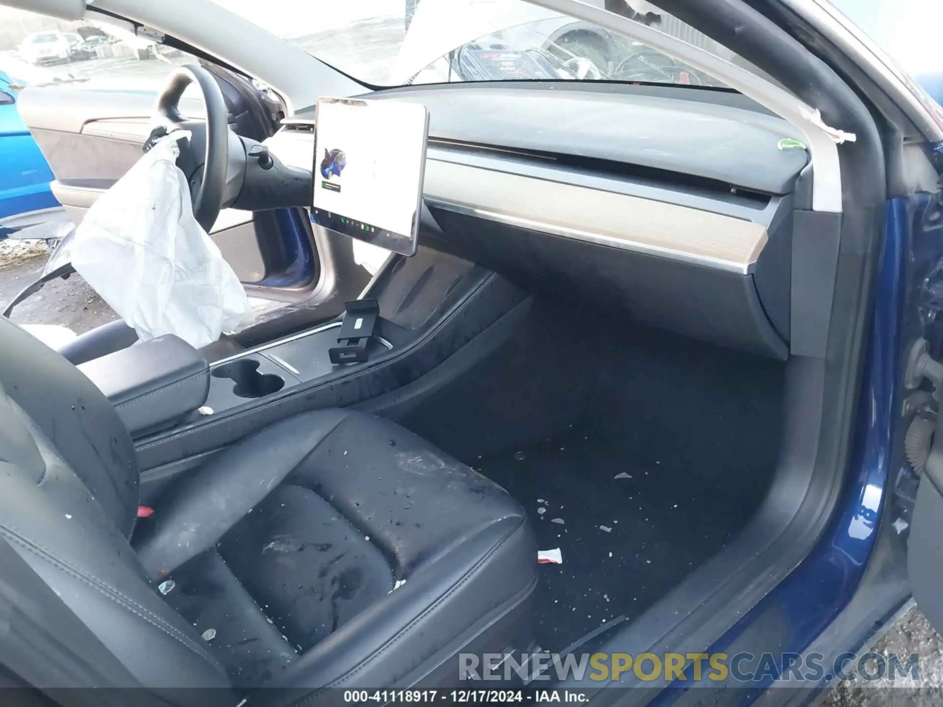 5 fotografías del automóvil dañado 5YJ3E1EA3NF189631 TESLA MODEL 3 2022