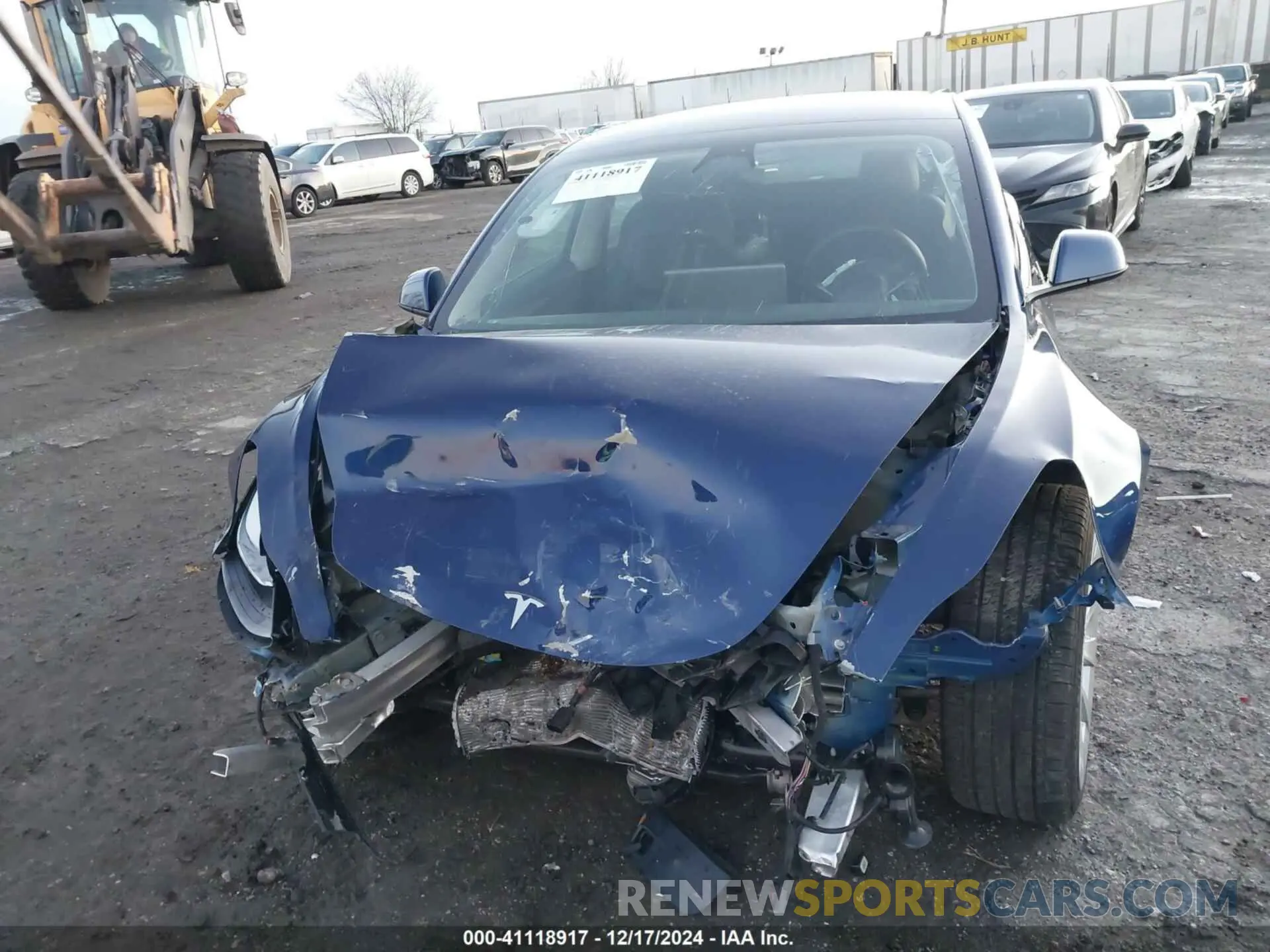 6 fotografías del automóvil dañado 5YJ3E1EA3NF189631 TESLA MODEL 3 2022