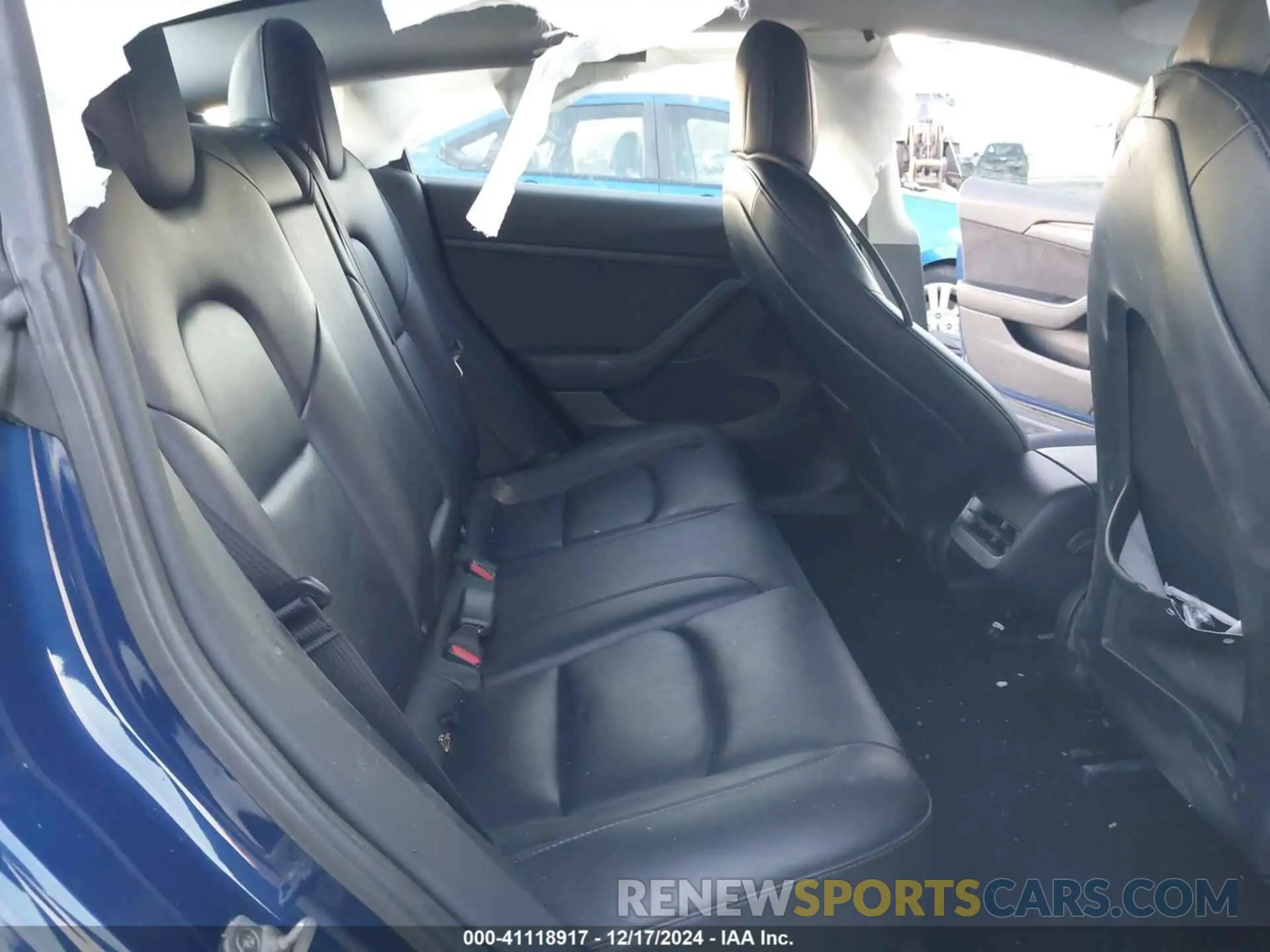 8 fotografías del automóvil dañado 5YJ3E1EA3NF189631 TESLA MODEL 3 2022