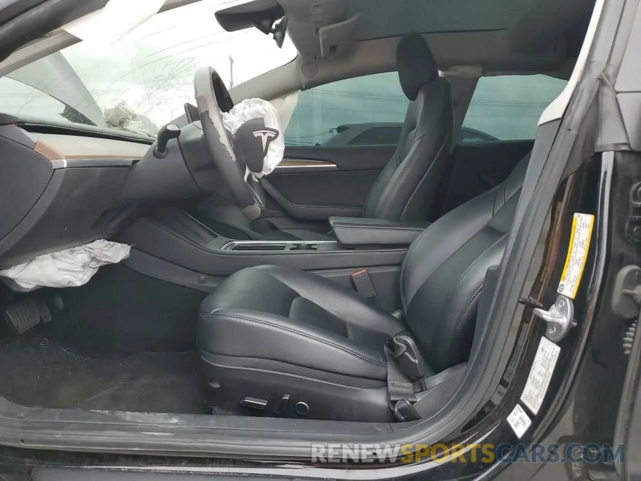 7 fotografías del automóvil dañado 5YJ3E1EA3NF190102 TESLA MODEL 3 2022