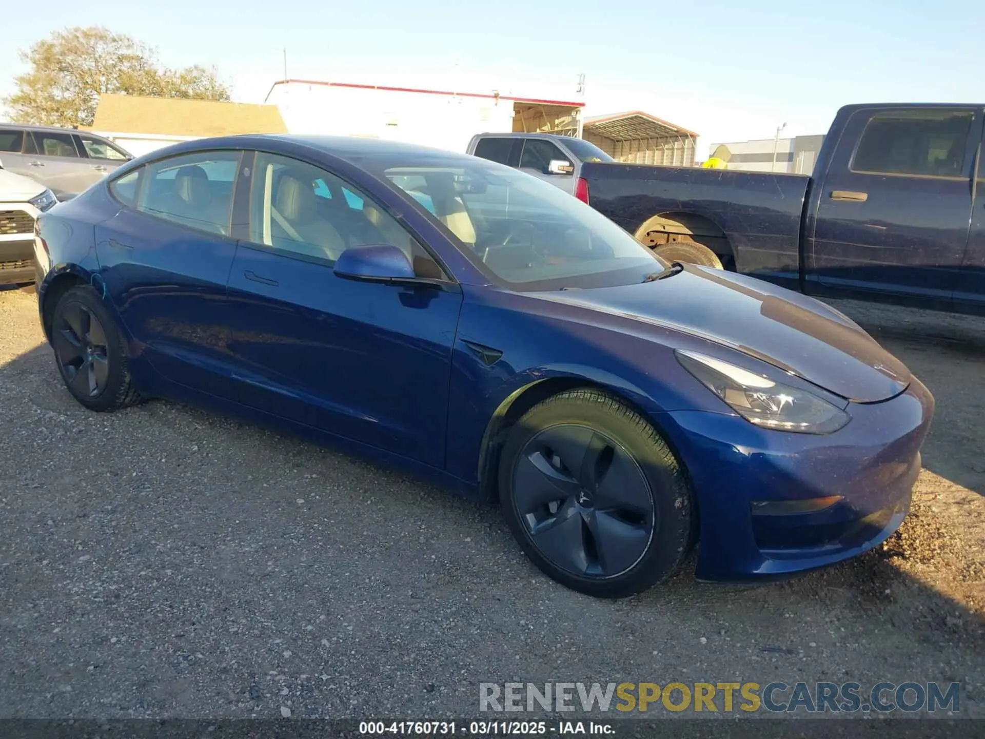 1 fotografías del automóvil dañado 5YJ3E1EA3NF190553 TESLA MODEL 3 2022