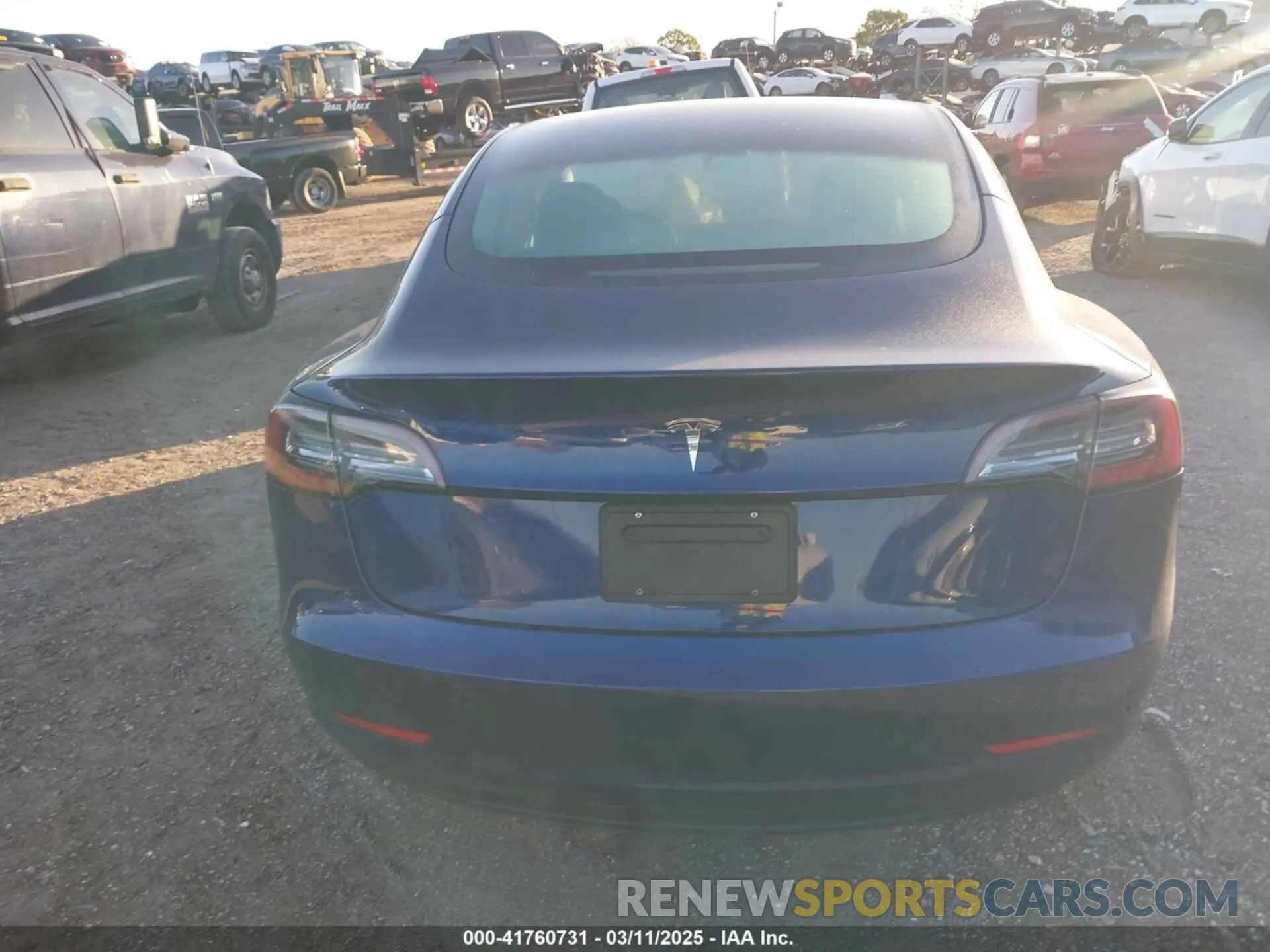 16 fotografías del automóvil dañado 5YJ3E1EA3NF190553 TESLA MODEL 3 2022