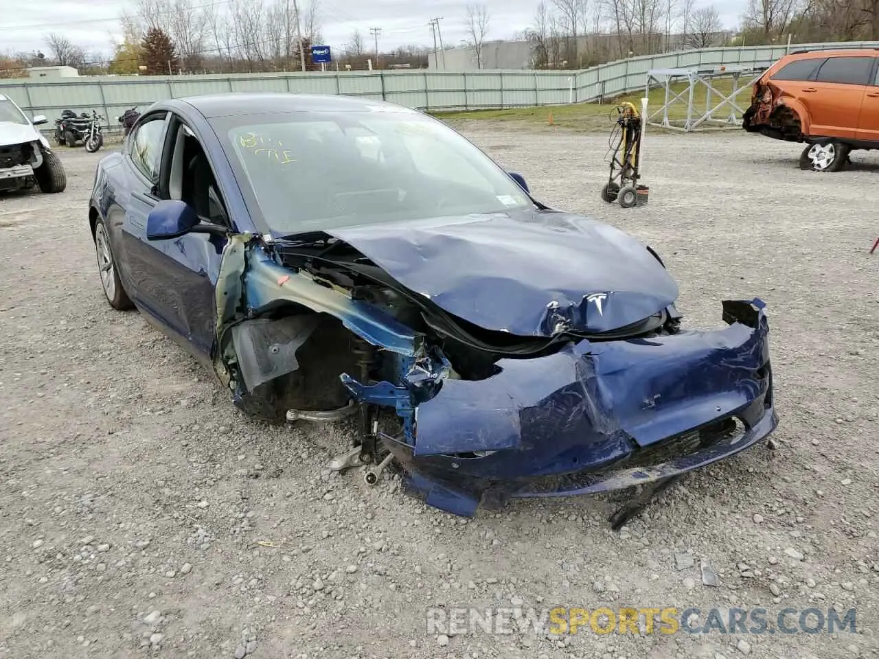 1 fotografías del automóvil dañado 5YJ3E1EA3NF191492 TESLA MODEL 3 2022