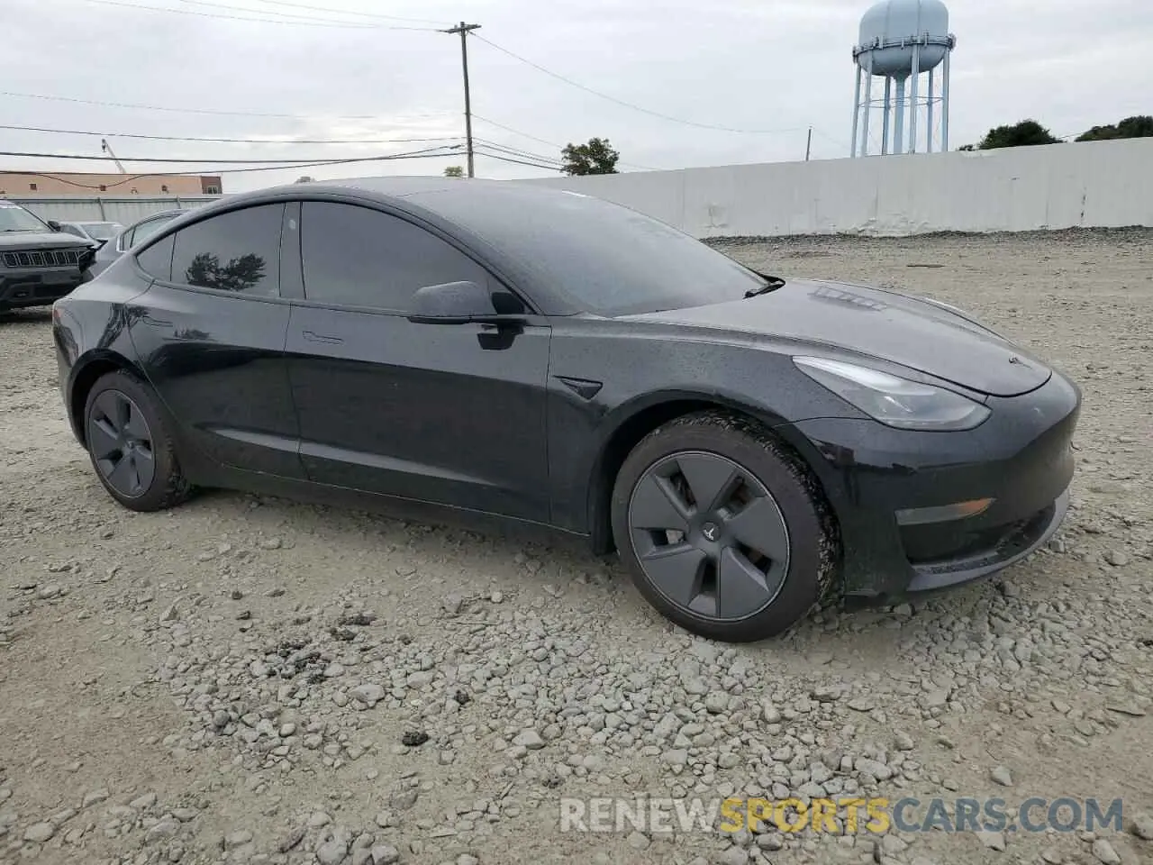 4 fotografías del automóvil dañado 5YJ3E1EA3NF193291 TESLA MODEL 3 2022