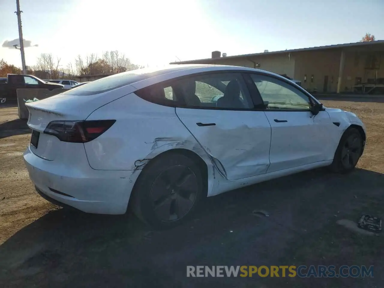 3 fotografías del automóvil dañado 5YJ3E1EA3NF251867 TESLA MODEL 3 2022
