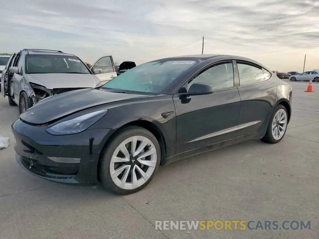 1 fotografías del automóvil dañado 5YJ3E1EA3NF287042 TESLA MODEL 3 2022