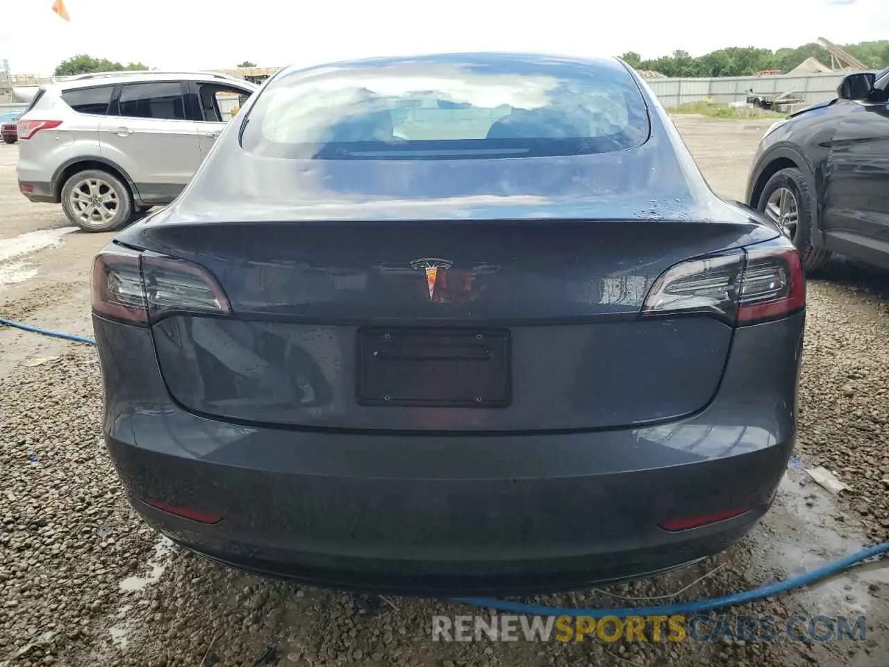 6 fotografías del automóvil dañado 5YJ3E1EA3NF287056 TESLA MODEL 3 2022