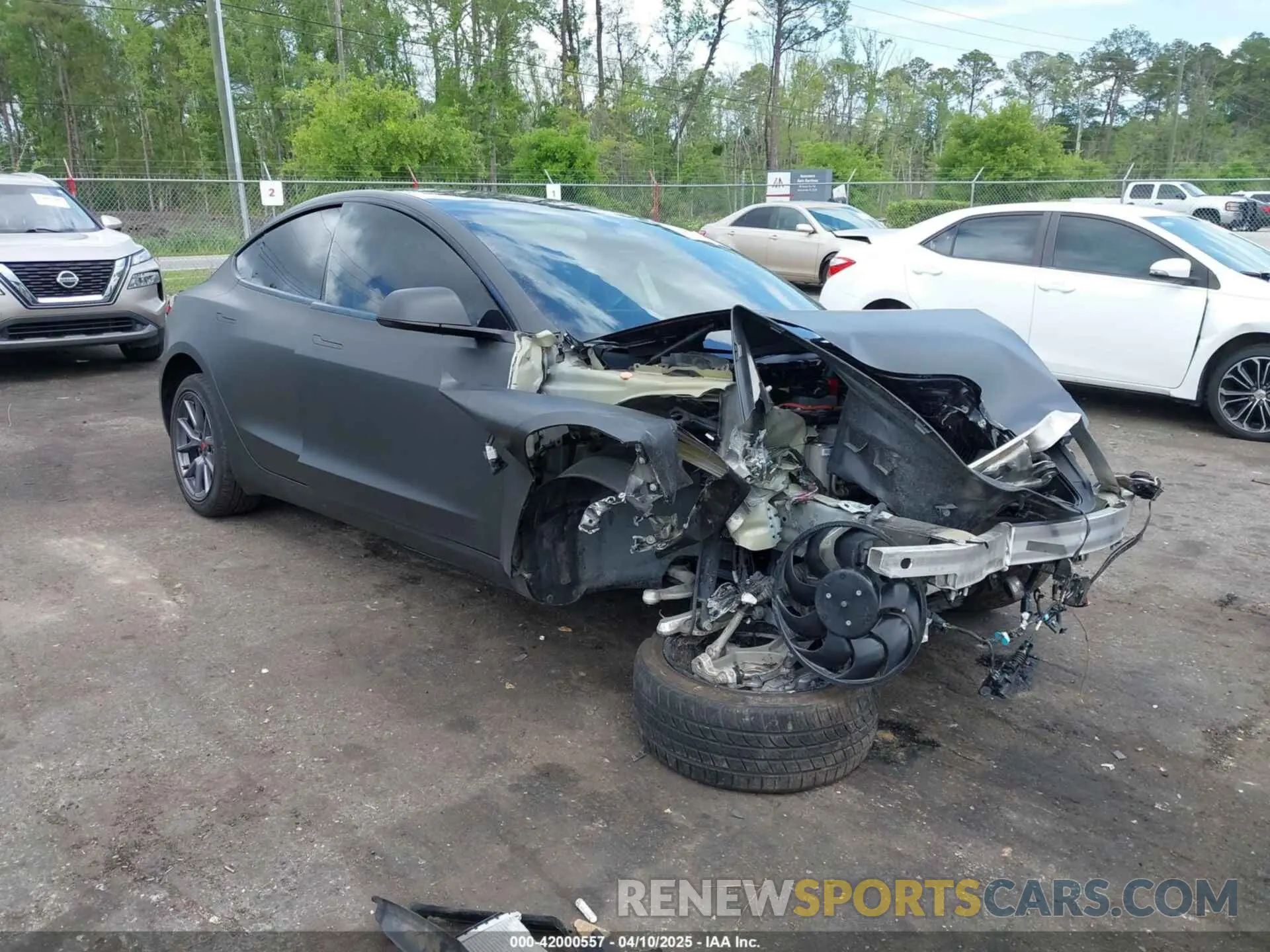 1 fotografías del automóvil dañado 5YJ3E1EA3NF287512 TESLA MODEL 3 2022