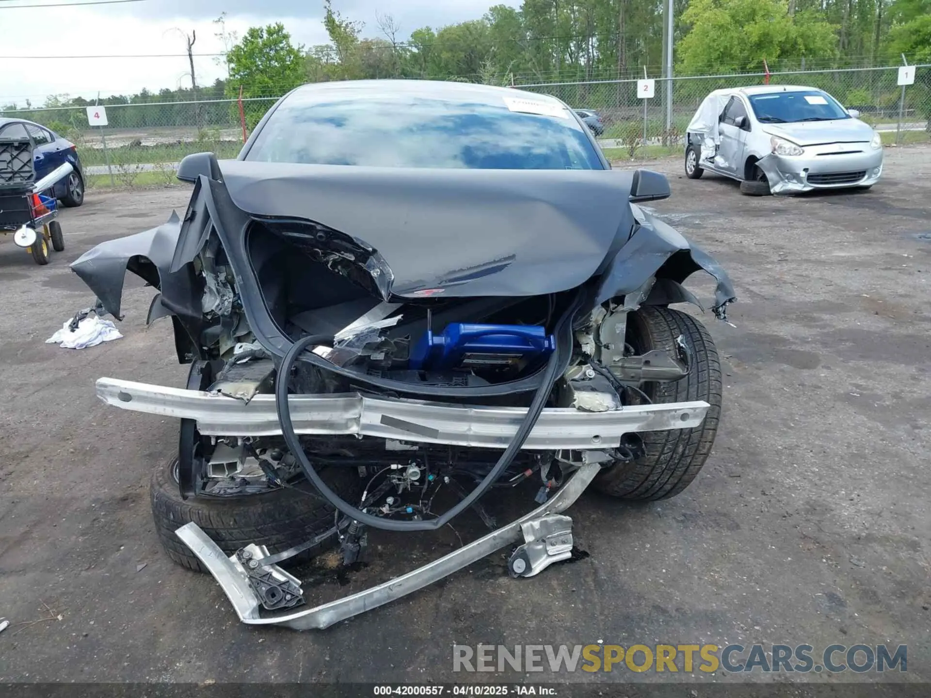 11 fotografías del automóvil dañado 5YJ3E1EA3NF287512 TESLA MODEL 3 2022