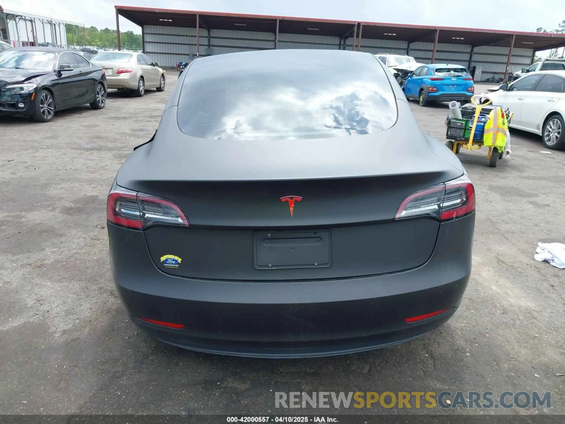 15 fotografías del automóvil dañado 5YJ3E1EA3NF287512 TESLA MODEL 3 2022