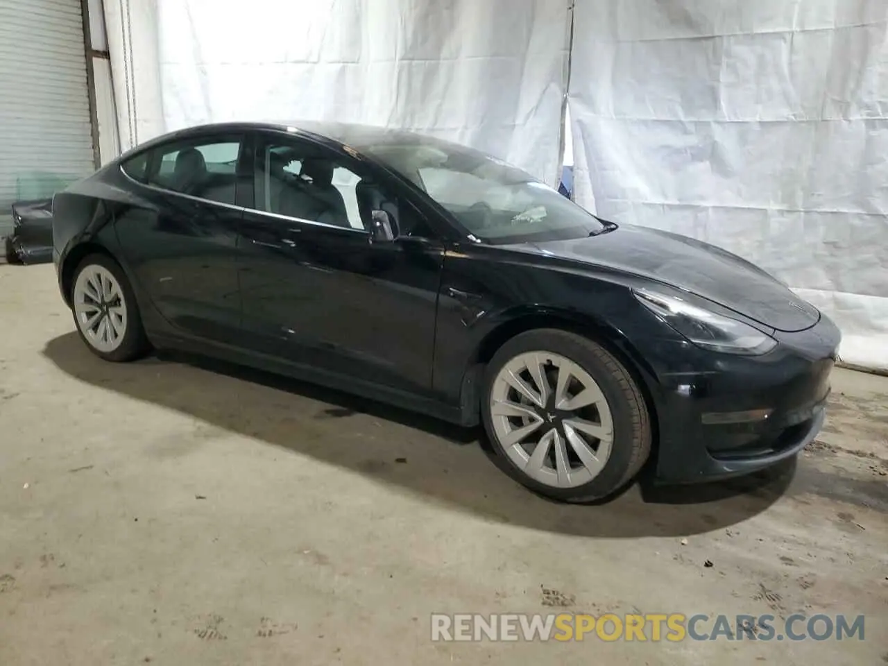 4 fotografías del automóvil dañado 5YJ3E1EA3NF291205 TESLA MODEL 3 2022