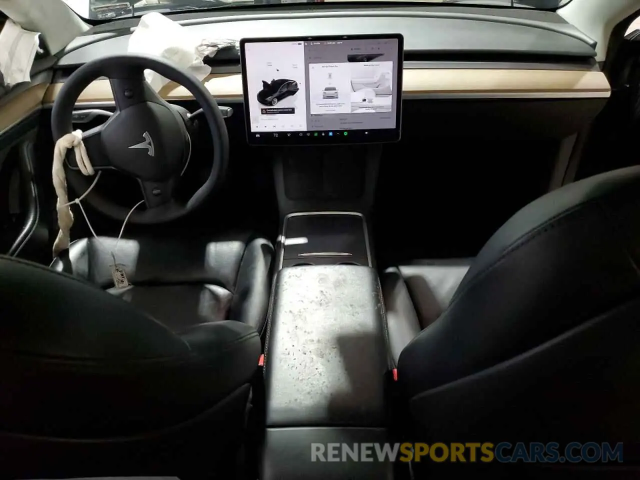 8 fotografías del automóvil dañado 5YJ3E1EA3NF291205 TESLA MODEL 3 2022
