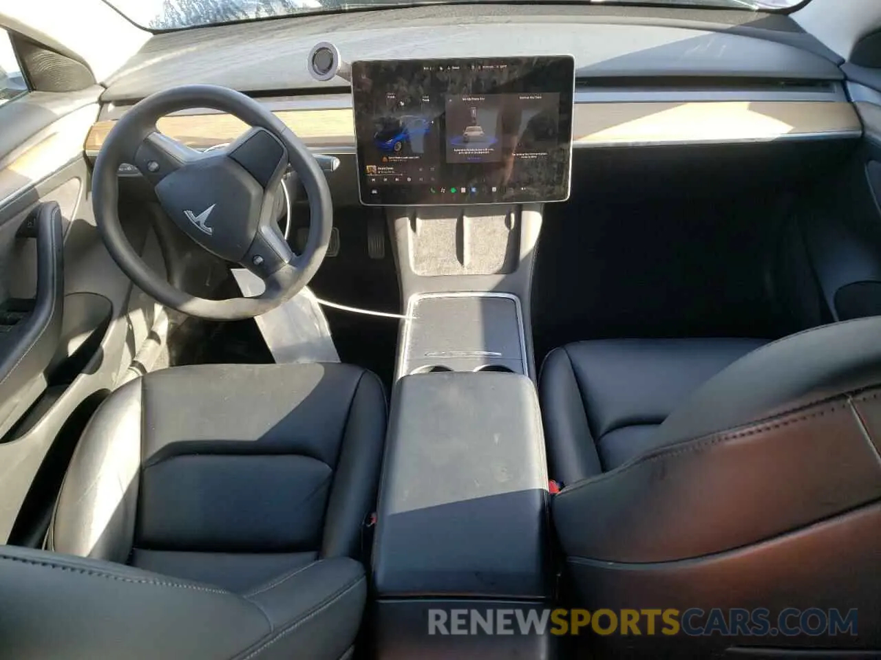 8 fotografías del automóvil dañado 5YJ3E1EA3NF296629 TESLA MODEL 3 2022