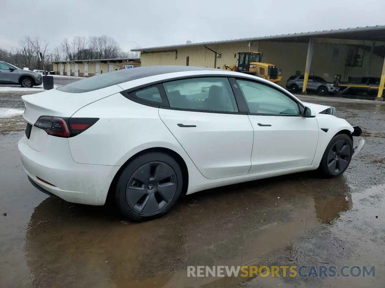 3 fotografías del automóvil dañado 5YJ3E1EA3NF318340 TESLA MODEL 3 2022