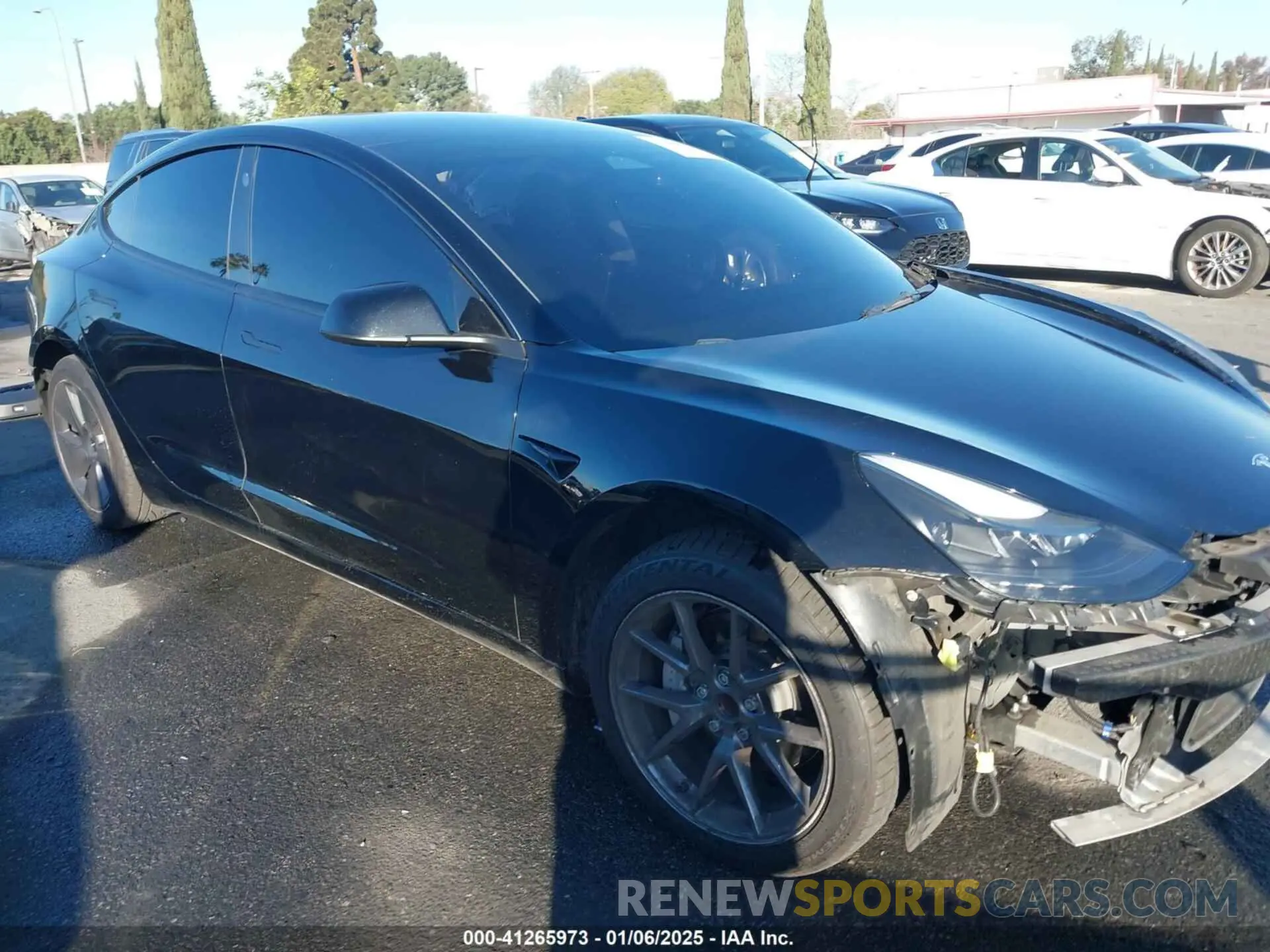 12 fotografías del automóvil dañado 5YJ3E1EA3NF320248 TESLA MODEL 3 2022