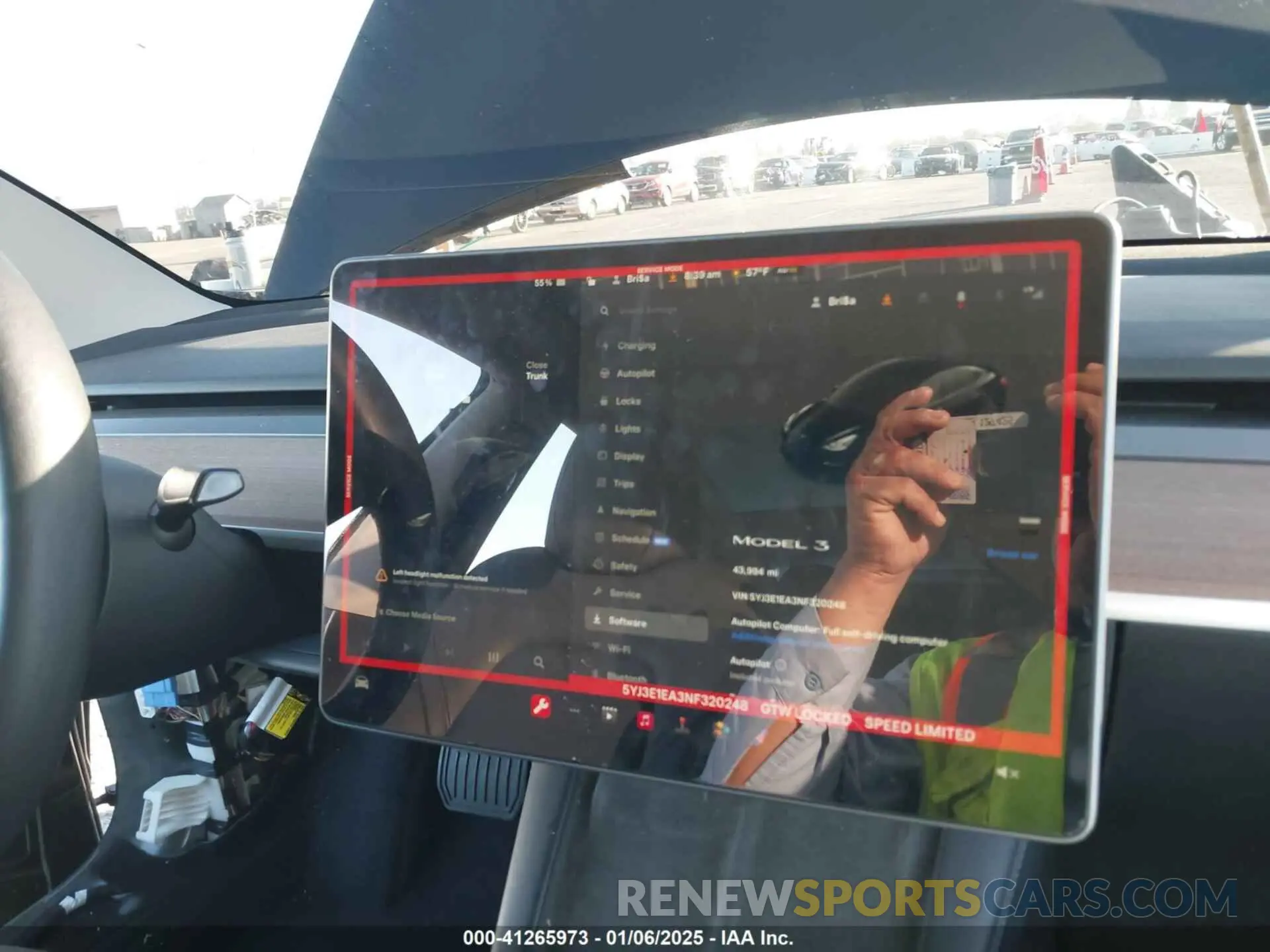 17 fotografías del automóvil dañado 5YJ3E1EA3NF320248 TESLA MODEL 3 2022