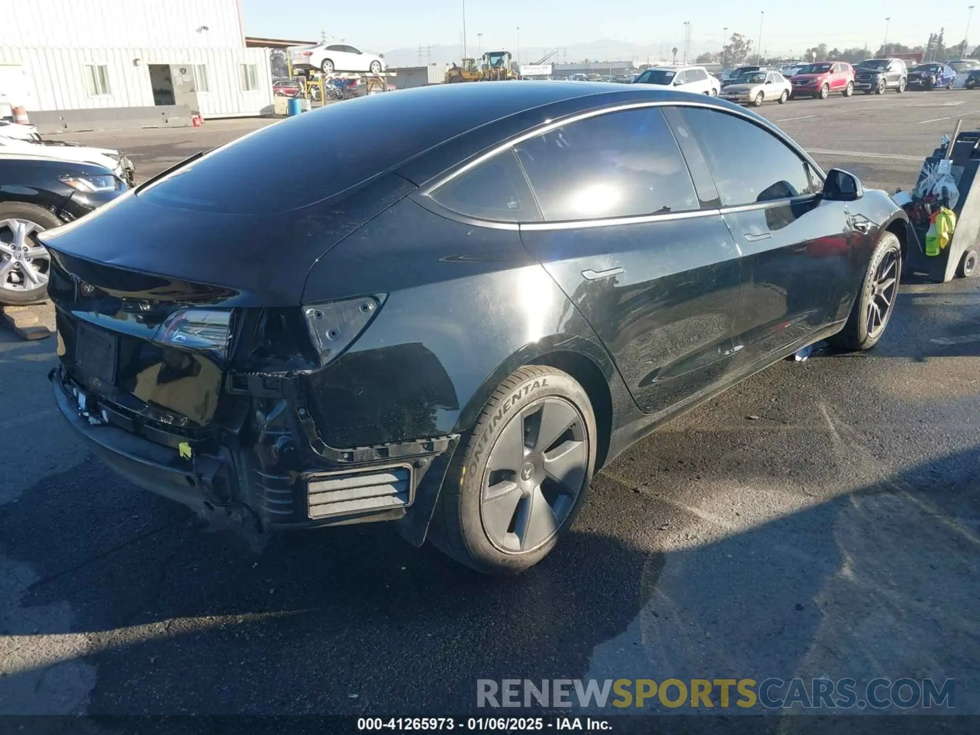 3 fotografías del automóvil dañado 5YJ3E1EA3NF320248 TESLA MODEL 3 2022