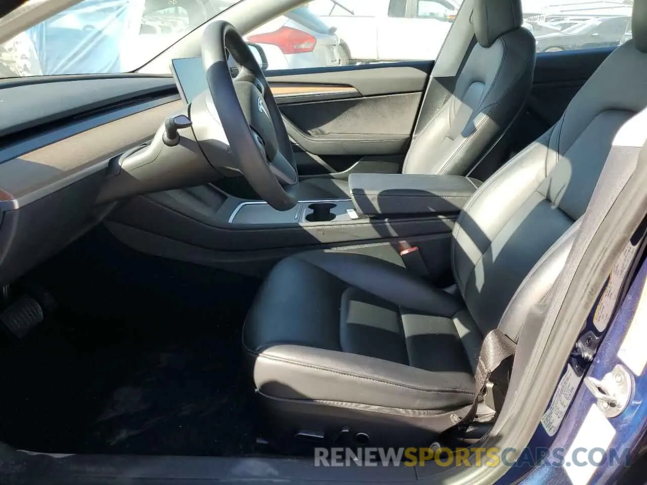7 fotografías del automóvil dañado 5YJ3E1EA3NF322341 TESLA MODEL 3 2022