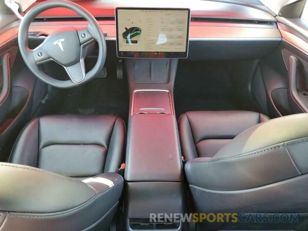 8 fotografías del automóvil dañado 5YJ3E1EA3NF322341 TESLA MODEL 3 2022