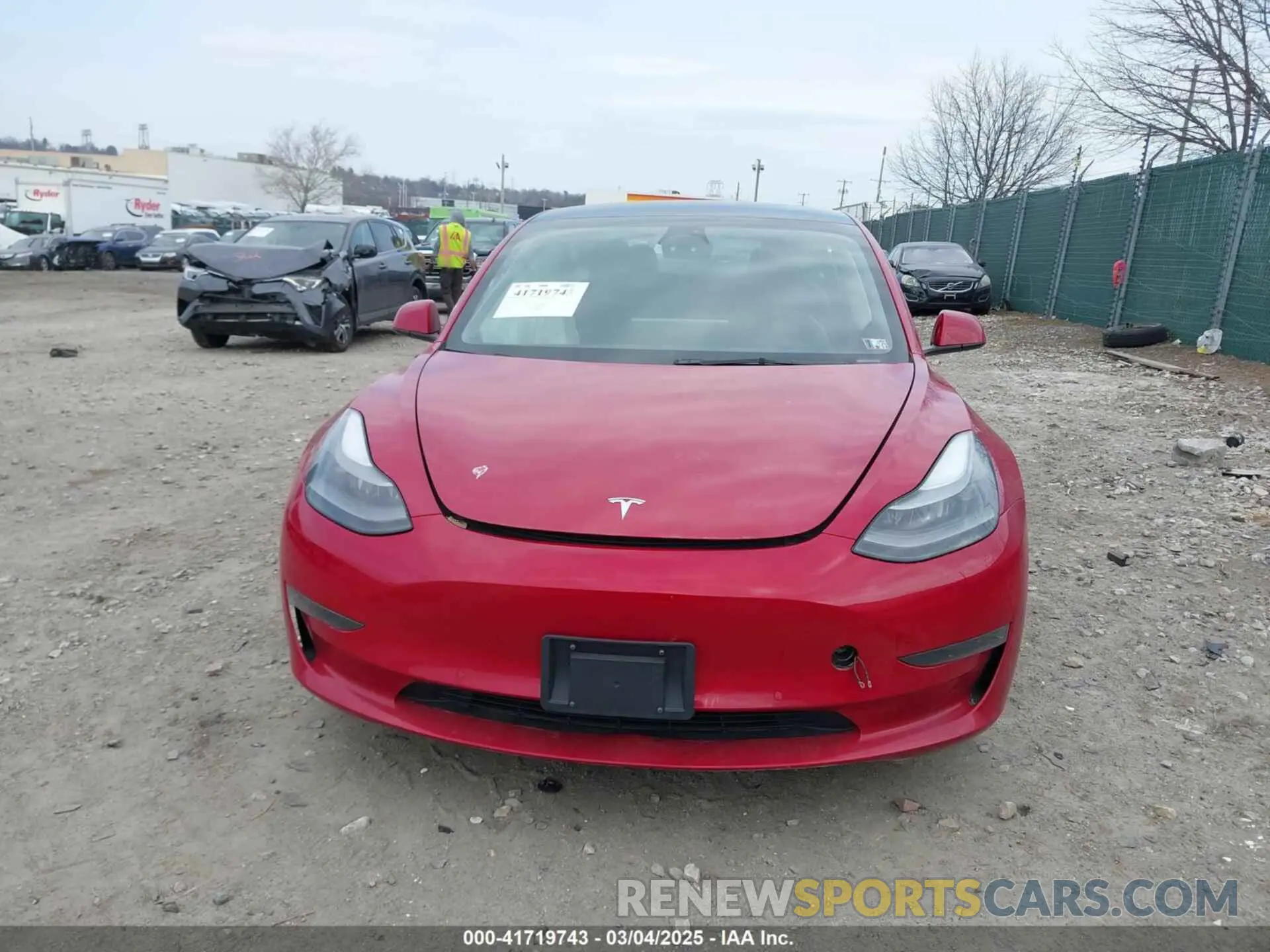 11 fotografías del automóvil dañado 5YJ3E1EA3NF333128 TESLA MODEL 3 2022