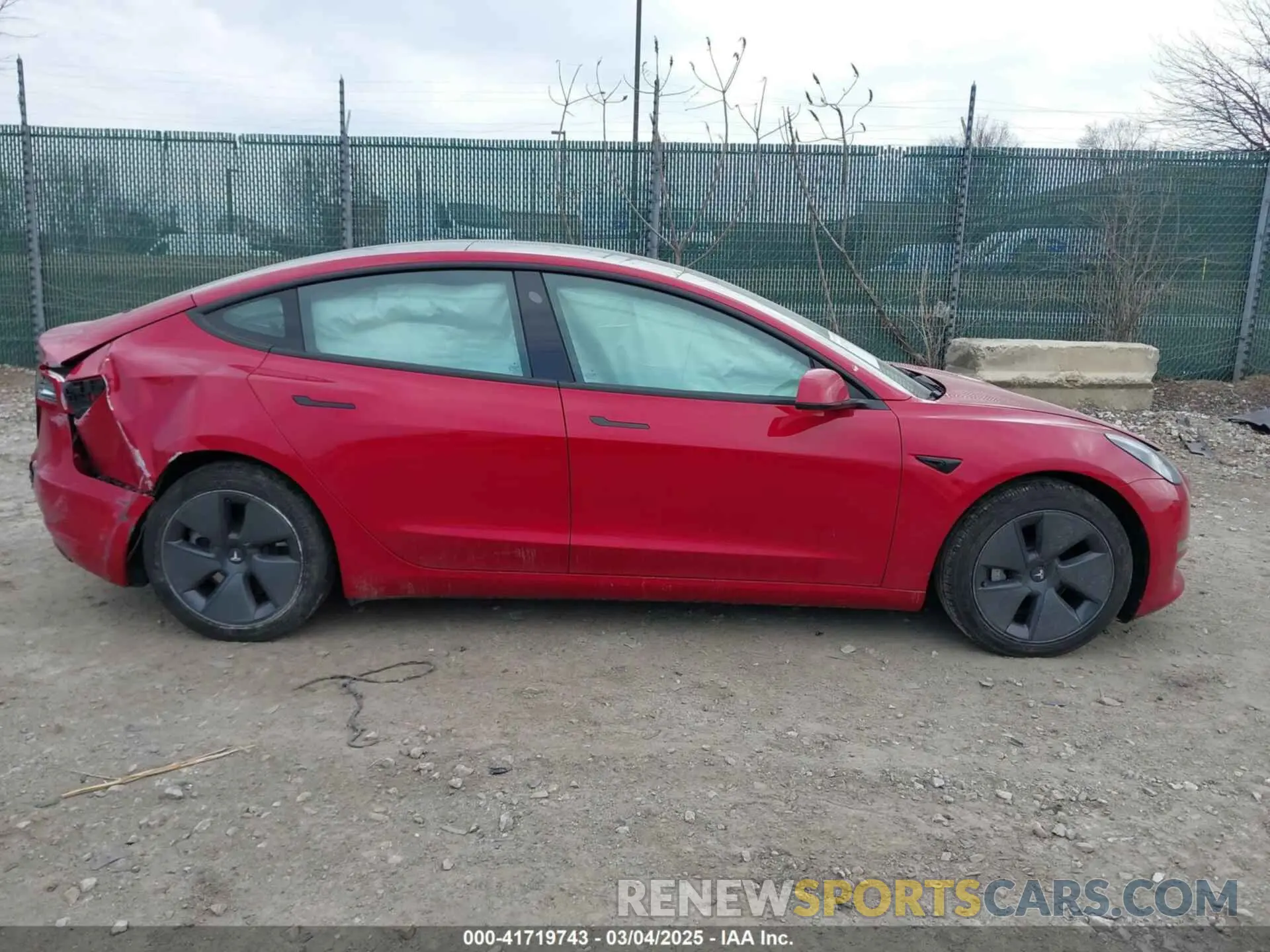 12 fotografías del automóvil dañado 5YJ3E1EA3NF333128 TESLA MODEL 3 2022