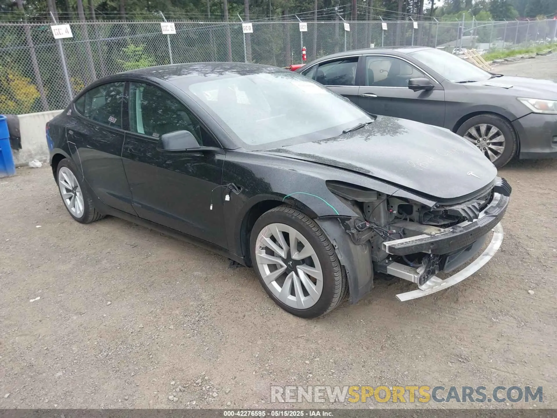 1 fotografías del automóvil dañado 5YJ3E1EA3NF355923 TESLA MODEL 3 2022