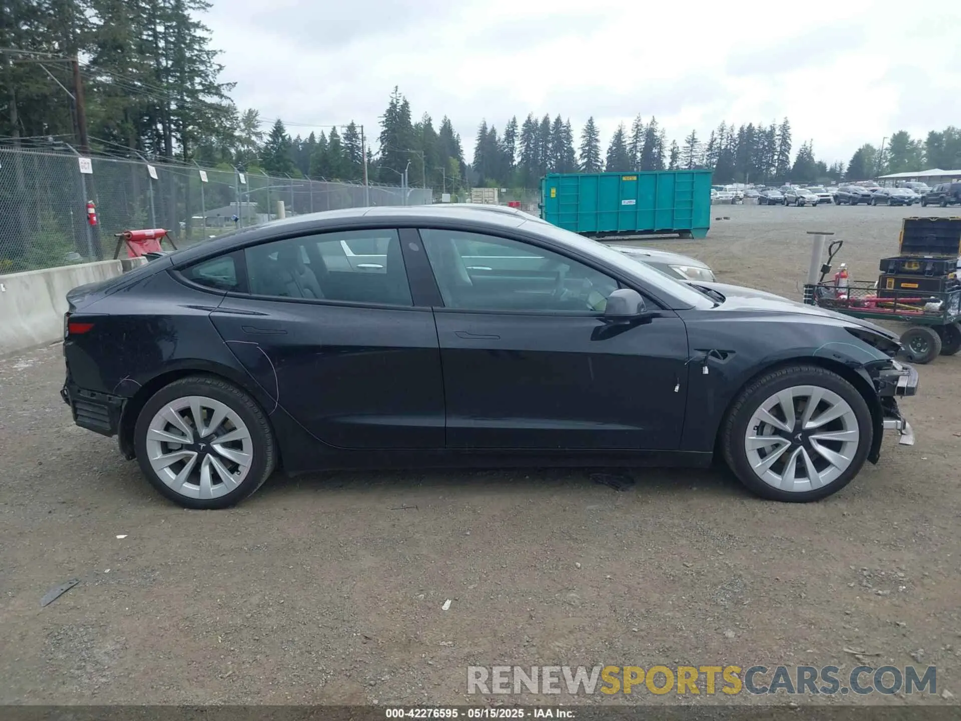 14 fotografías del automóvil dañado 5YJ3E1EA3NF355923 TESLA MODEL 3 2022