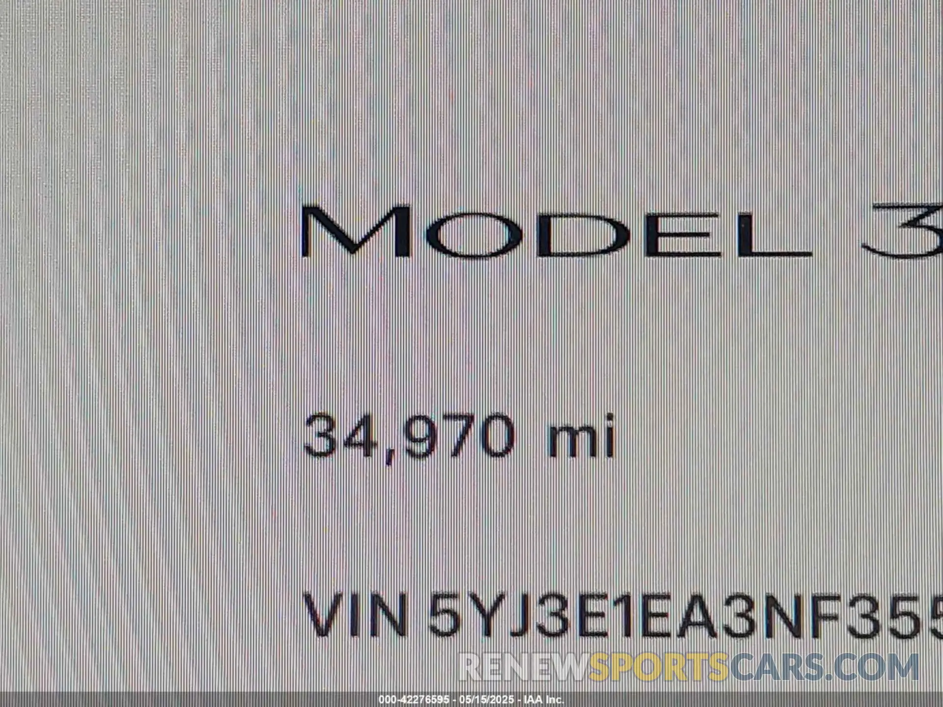 16 fotografías del automóvil dañado 5YJ3E1EA3NF355923 TESLA MODEL 3 2022