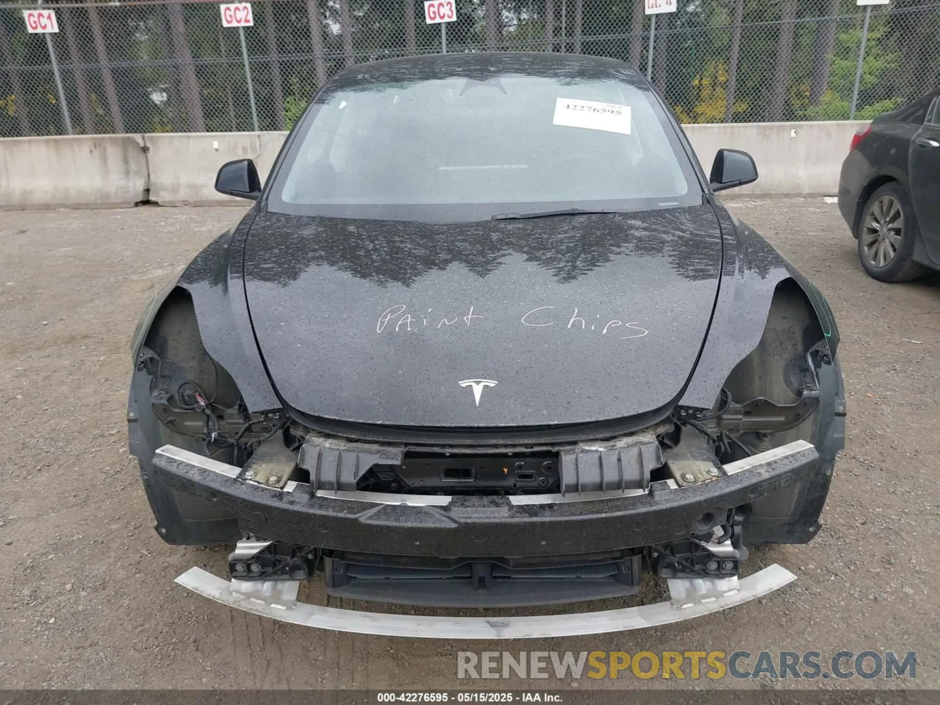 6 fotografías del automóvil dañado 5YJ3E1EA3NF355923 TESLA MODEL 3 2022