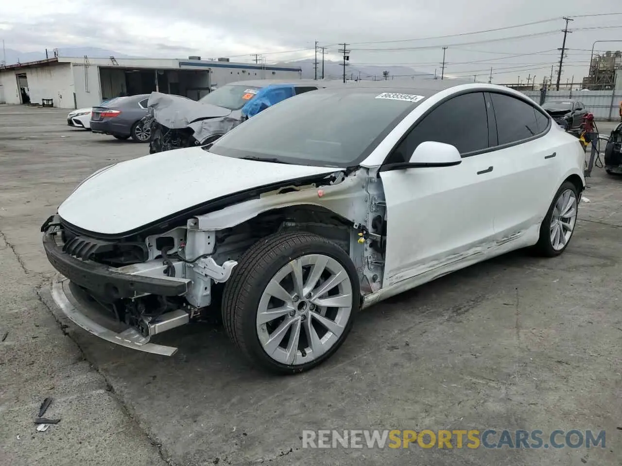1 fotografías del automóvil dañado 5YJ3E1EA3NF358661 TESLA MODEL 3 2022