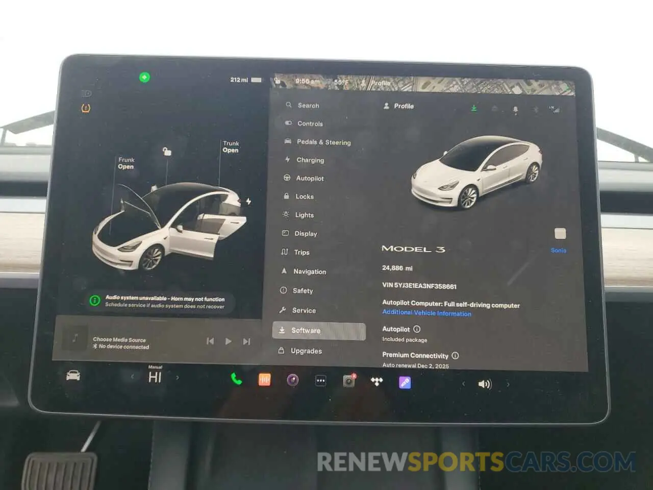 9 fotografías del automóvil dañado 5YJ3E1EA3NF358661 TESLA MODEL 3 2022