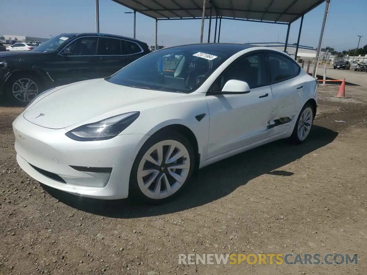 1 fotografías del automóvil dañado 5YJ3E1EA3NF358983 TESLA MODEL 3 2022