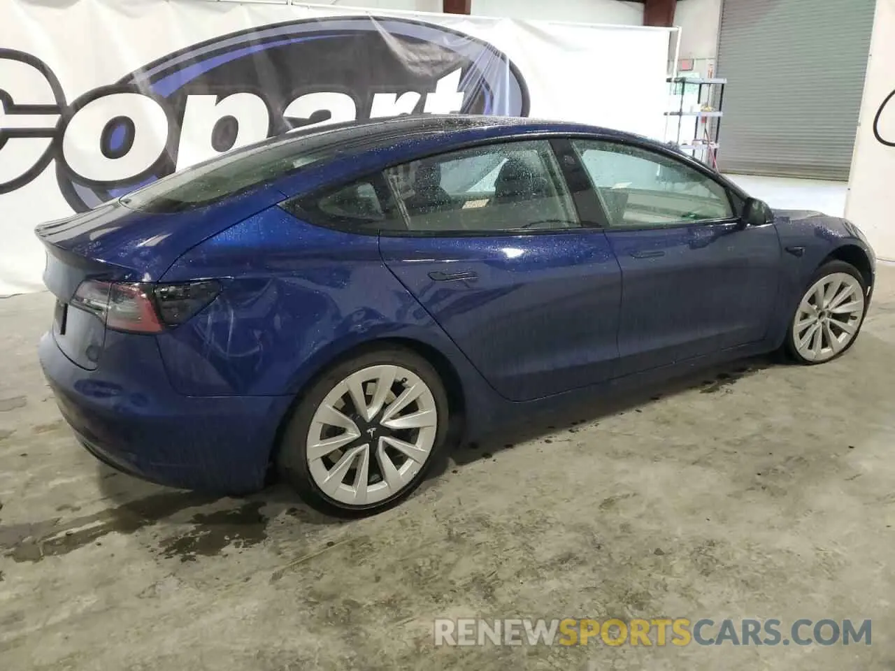 3 fotografías del automóvil dañado 5YJ3E1EA3NF368669 TESLA MODEL 3 2022