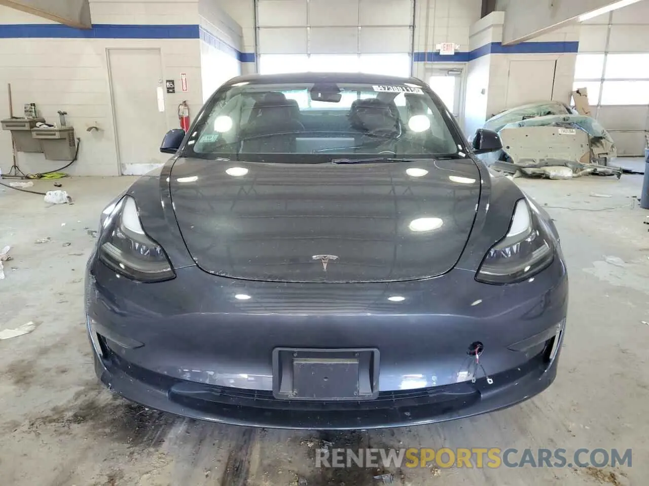5 fotografías del automóvil dañado 5YJ3E1EA3NF370048 TESLA MODEL 3 2022