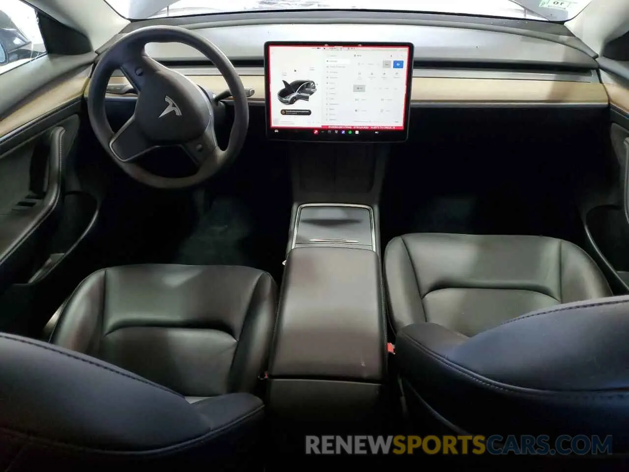 8 fotografías del automóvil dañado 5YJ3E1EA3NF370048 TESLA MODEL 3 2022