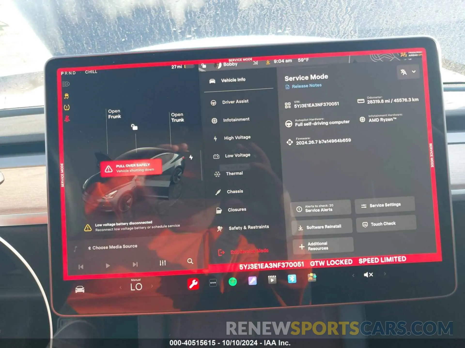18 fotografías del automóvil dañado 5YJ3E1EA3NF370051 TESLA MODEL 3 2022