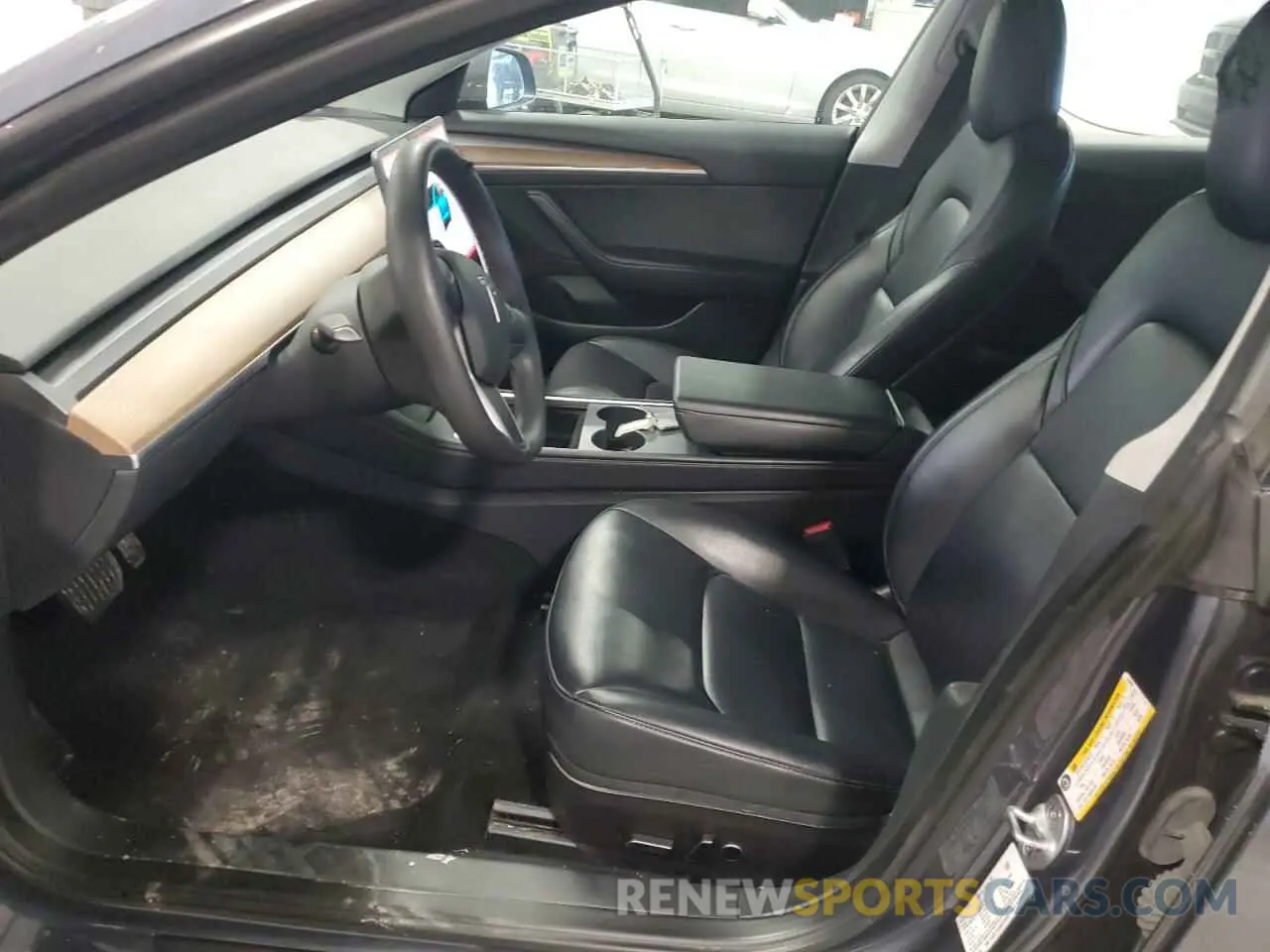 7 fotografías del automóvil dañado 5YJ3E1EA3NF370695 TESLA MODEL 3 2022