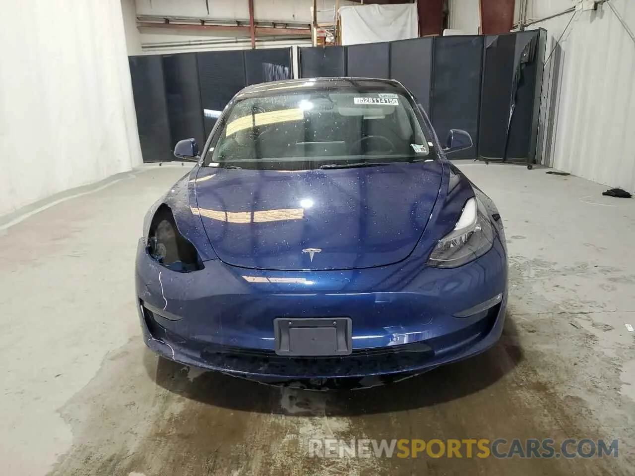 5 fotografías del automóvil dañado 5YJ3E1EA3NF370714 TESLA MODEL 3 2022