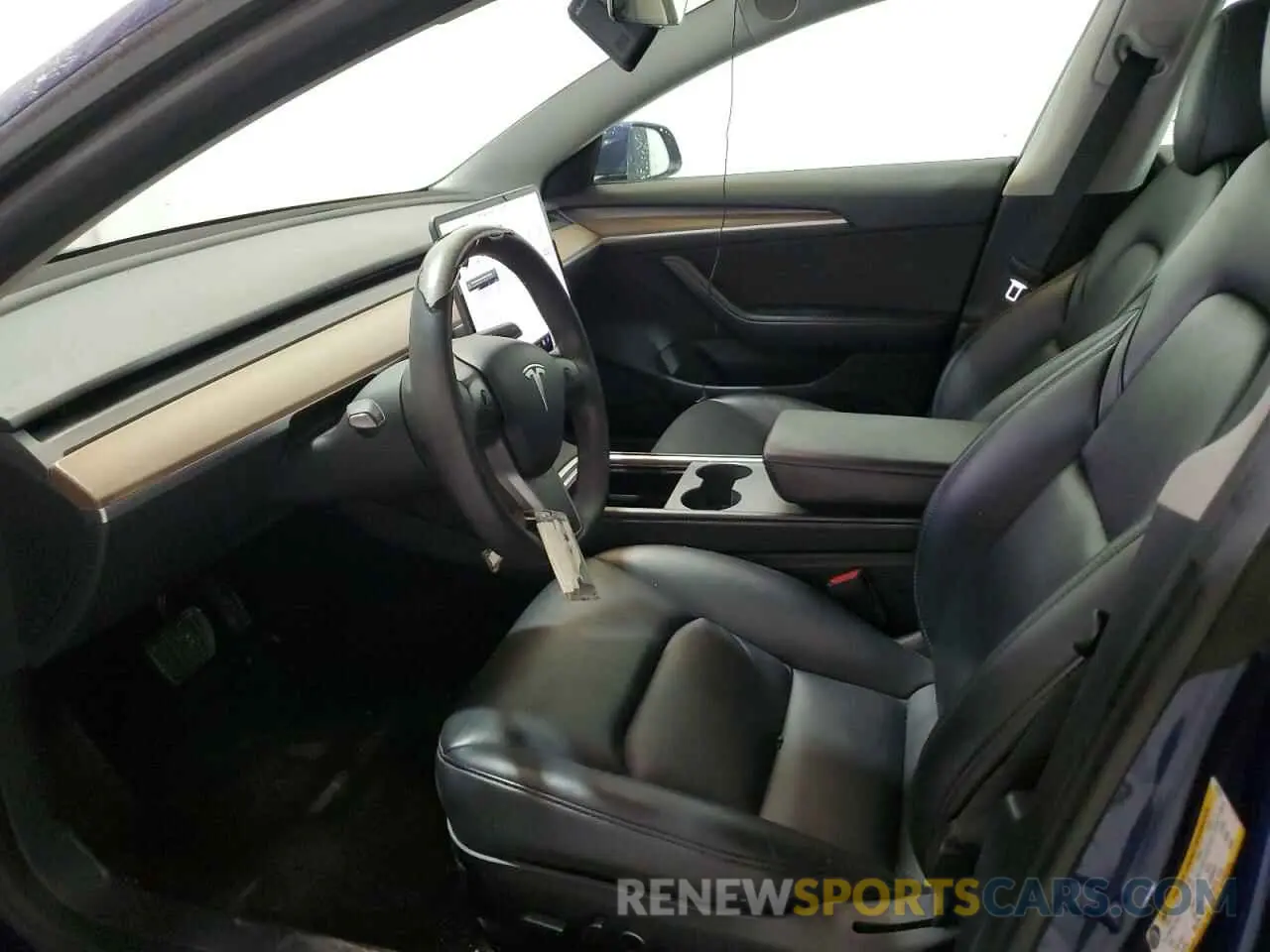 7 fotografías del automóvil dañado 5YJ3E1EA3NF370714 TESLA MODEL 3 2022