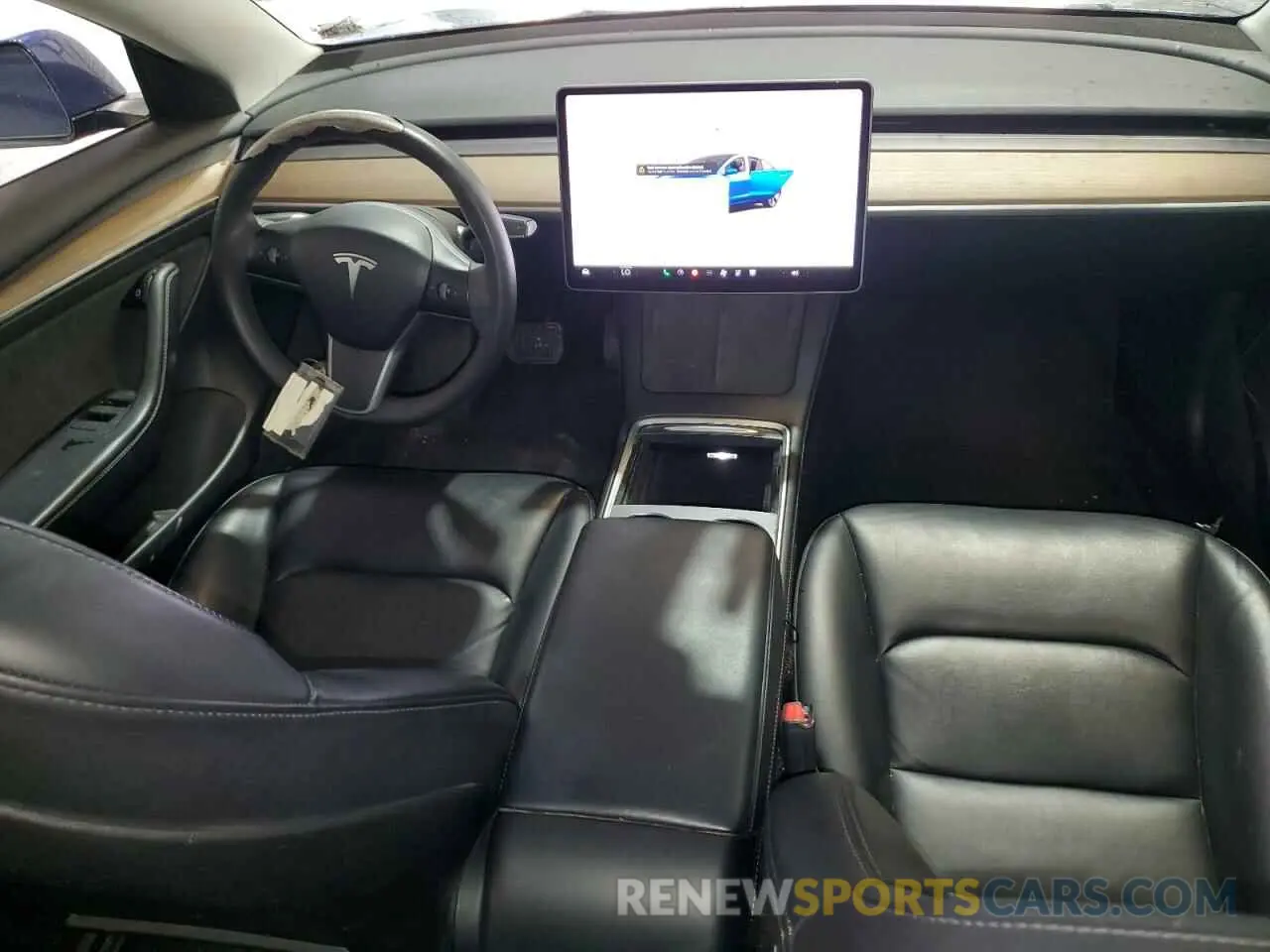 8 fotografías del automóvil dañado 5YJ3E1EA3NF370714 TESLA MODEL 3 2022