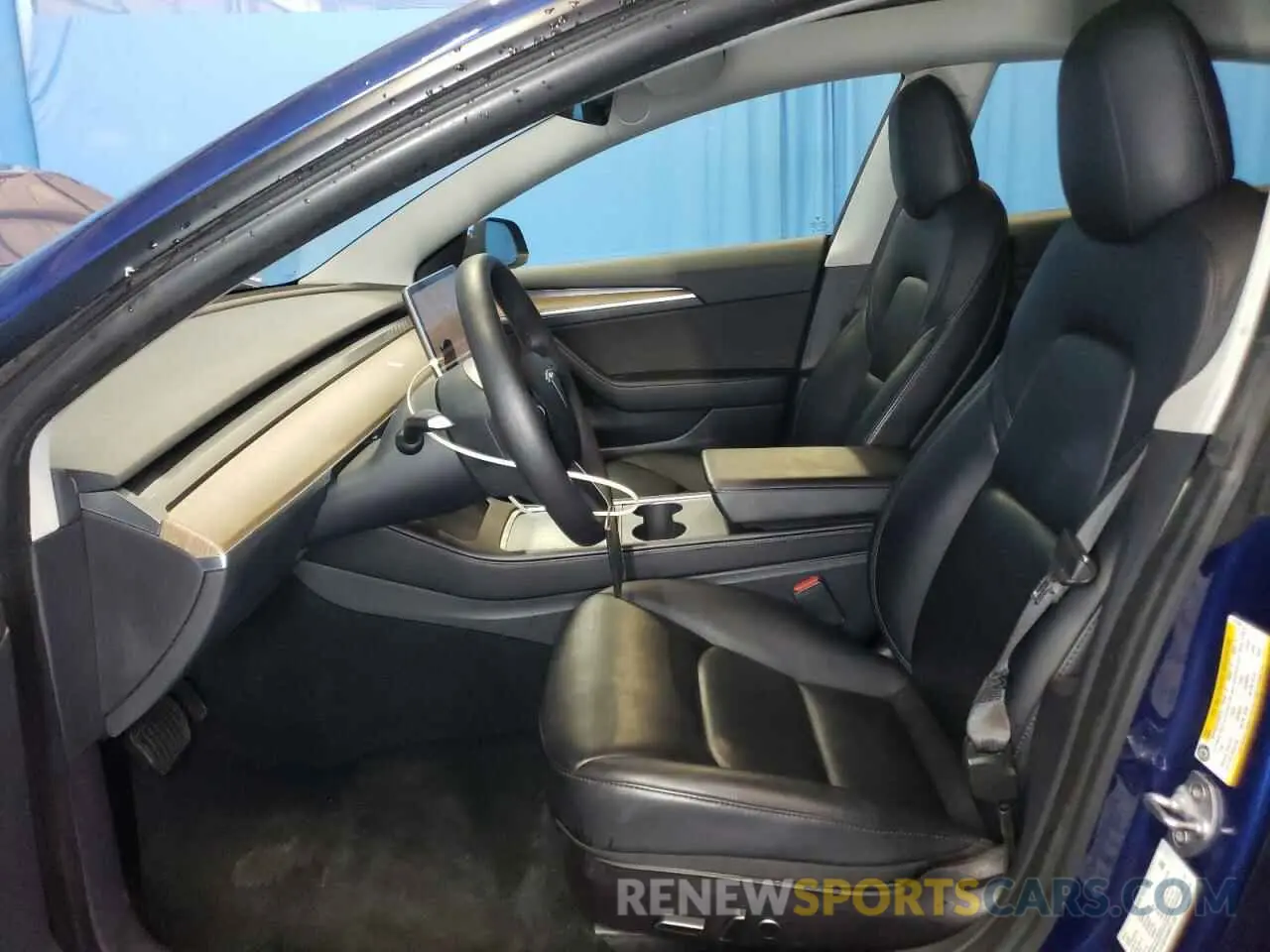 7 fotografías del automóvil dañado 5YJ3E1EA3NF371328 TESLA MODEL 3 2022