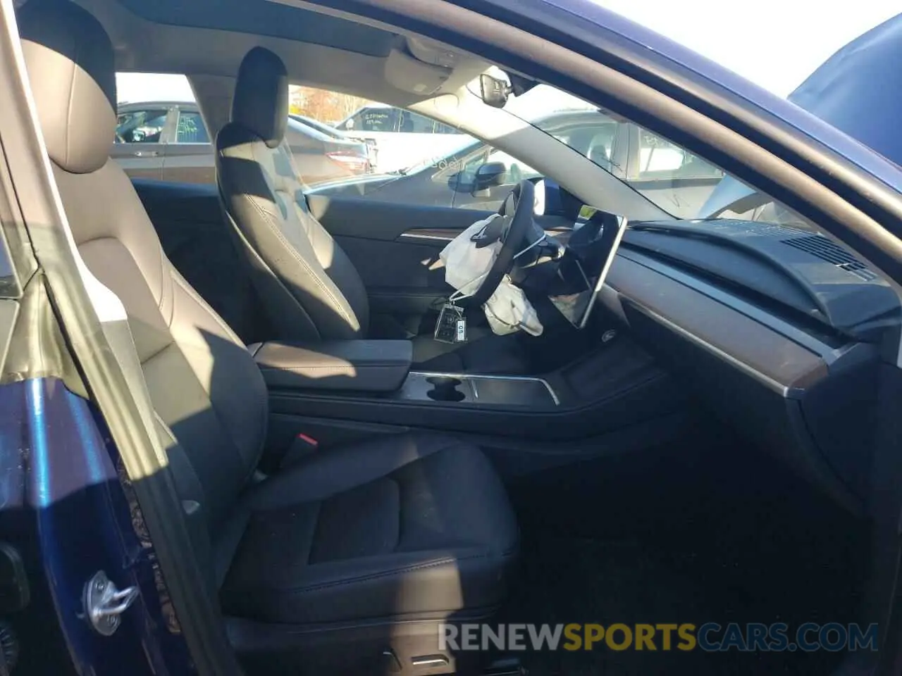 5 fotografías del automóvil dañado 5YJ3E1EA3NF371930 TESLA MODEL 3 2022