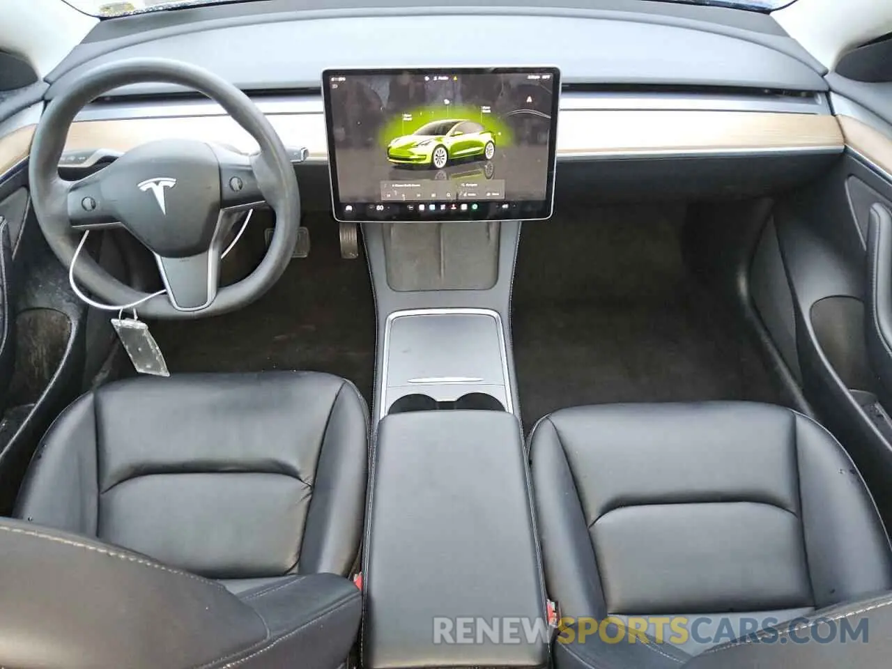8 fotografías del automóvil dañado 5YJ3E1EA3NF371961 TESLA MODEL 3 2022