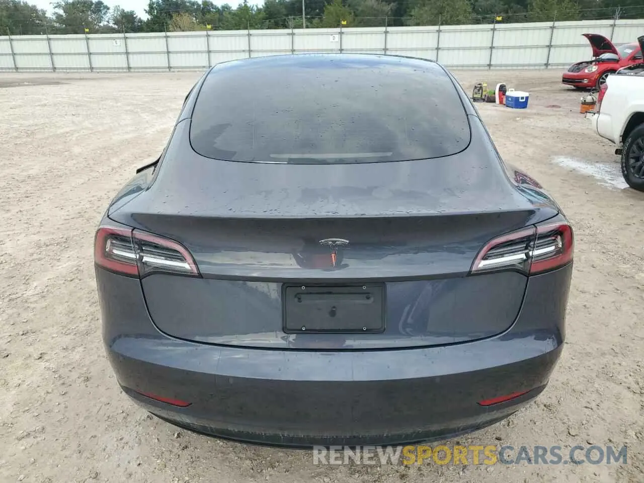 6 fotografías del automóvil dañado 5YJ3E1EA3NF375539 TESLA MODEL 3 2022