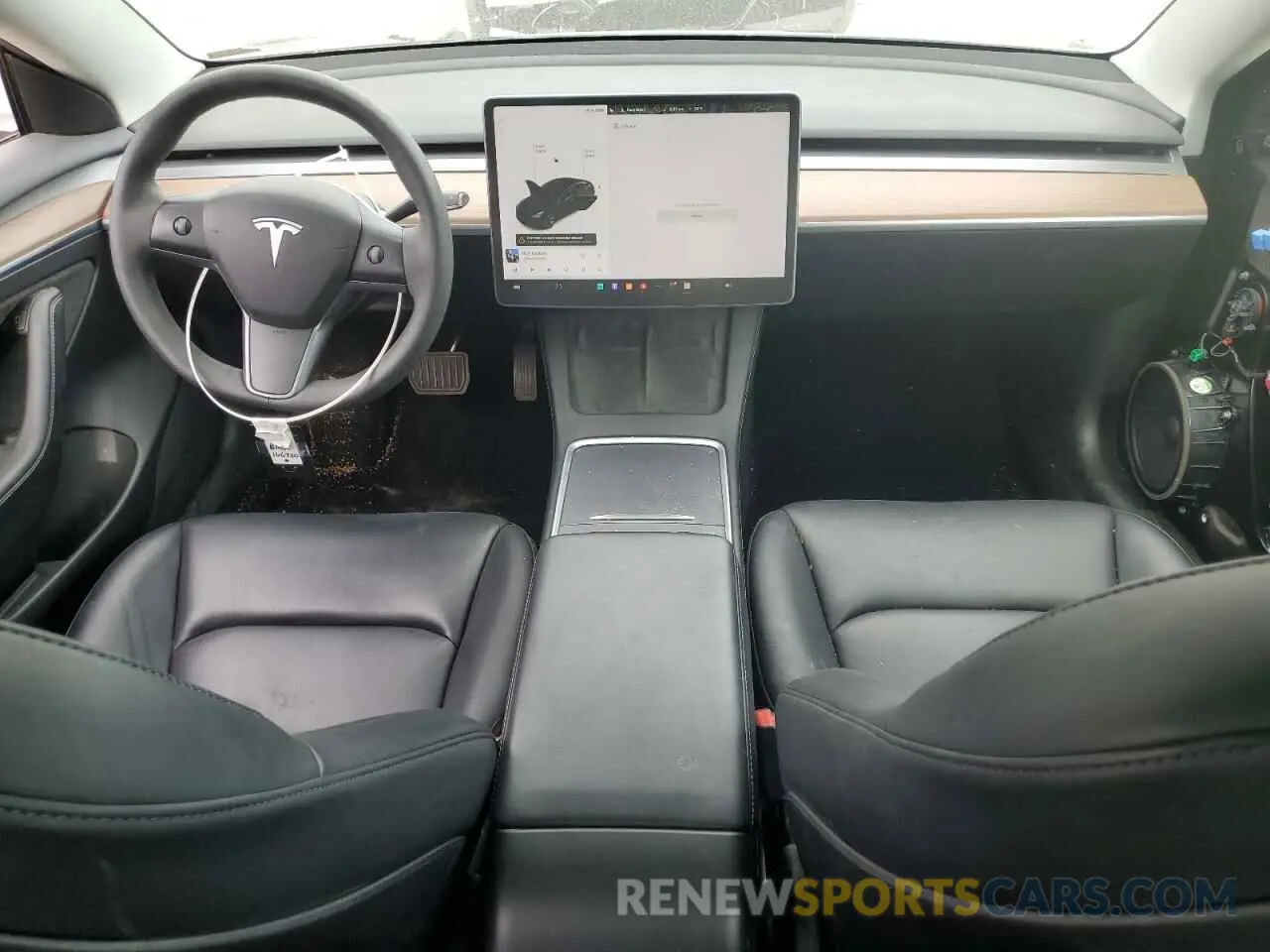 8 fotografías del automóvil dañado 5YJ3E1EA4NF101251 TESLA MODEL 3 2022