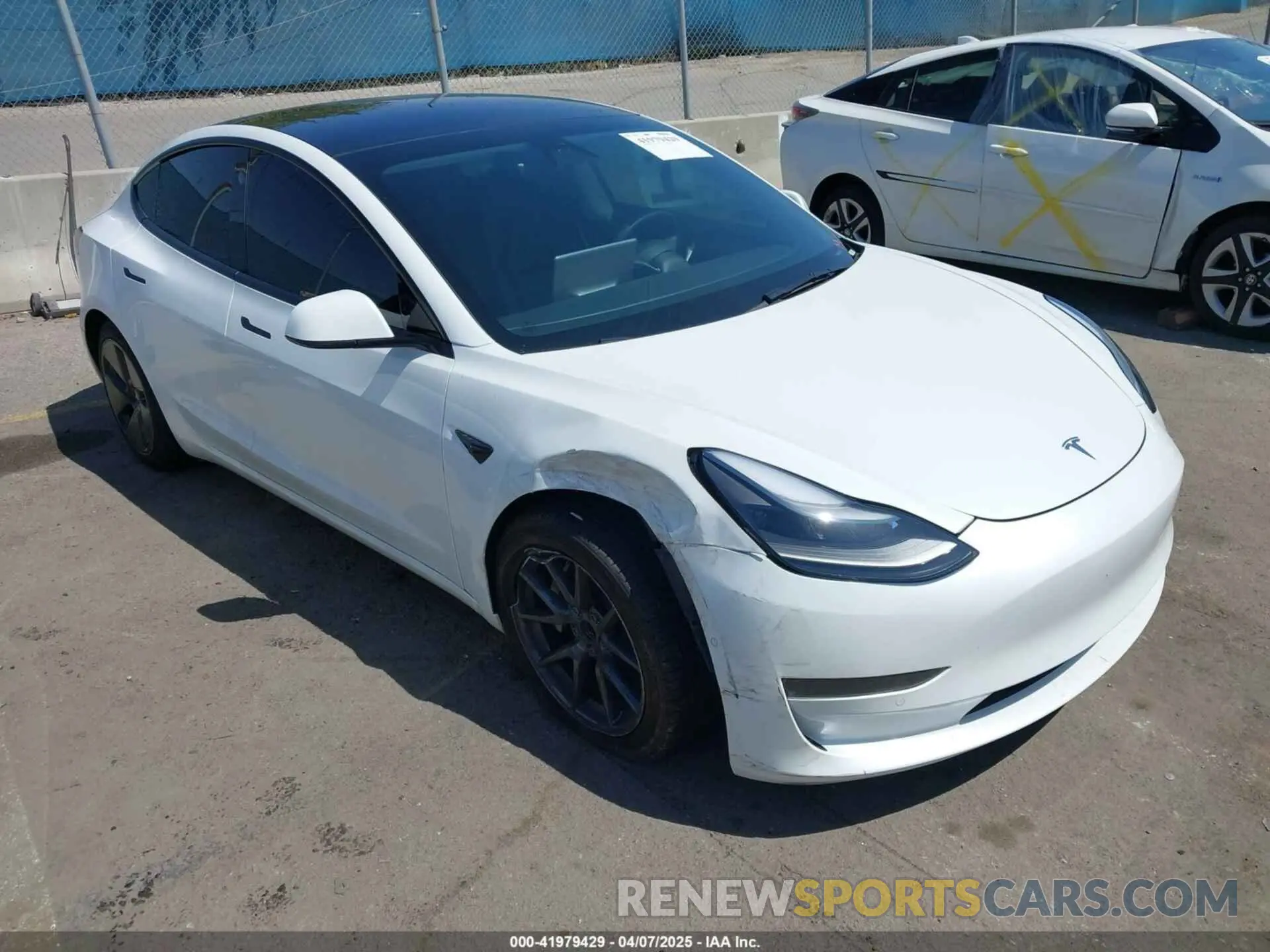 1 fotografías del automóvil dañado 5YJ3E1EA4NF114033 TESLA MODEL 3 2022