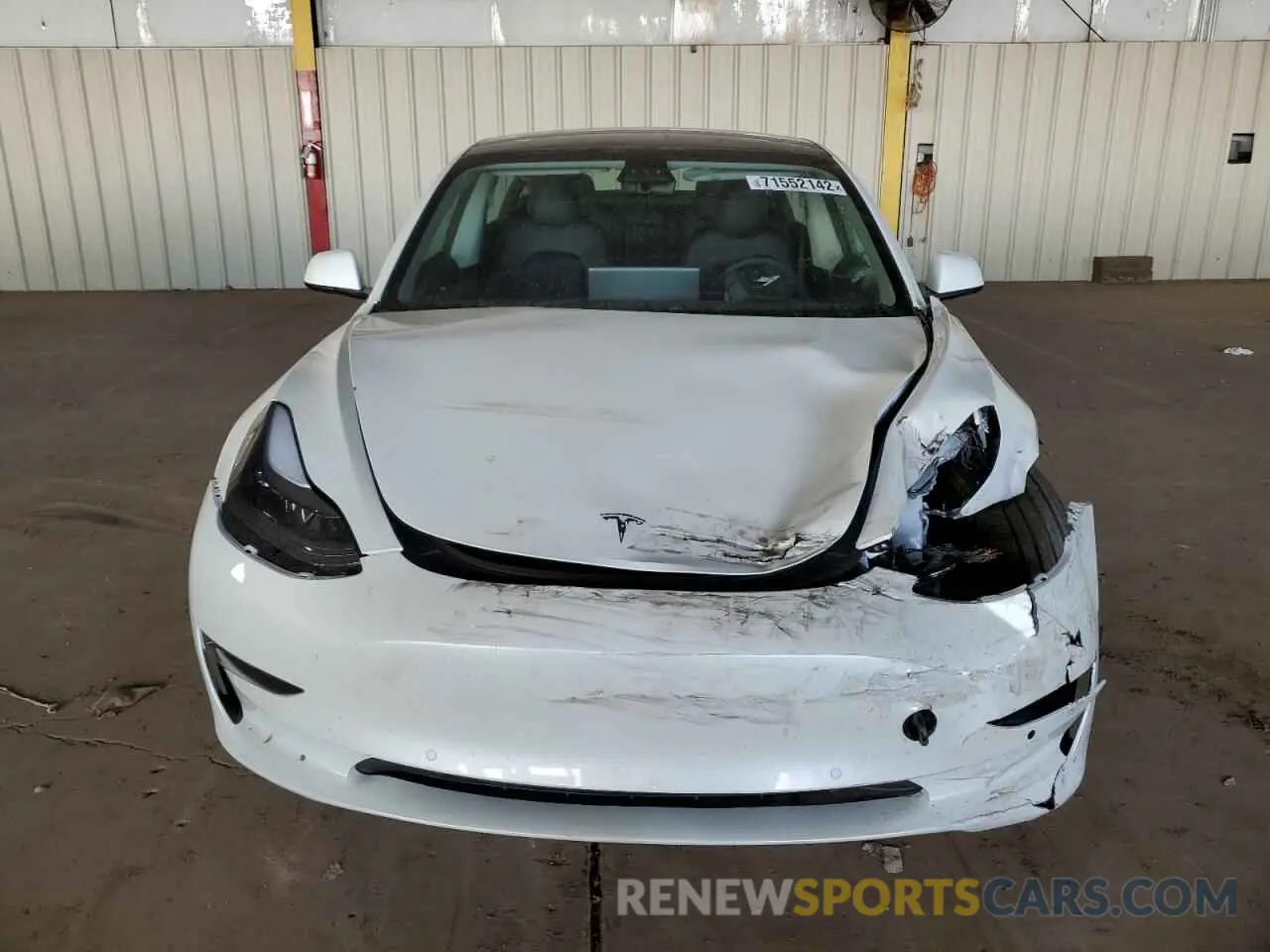 5 fotografías del automóvil dañado 5YJ3E1EA4NF115814 TESLA MODEL 3 2022